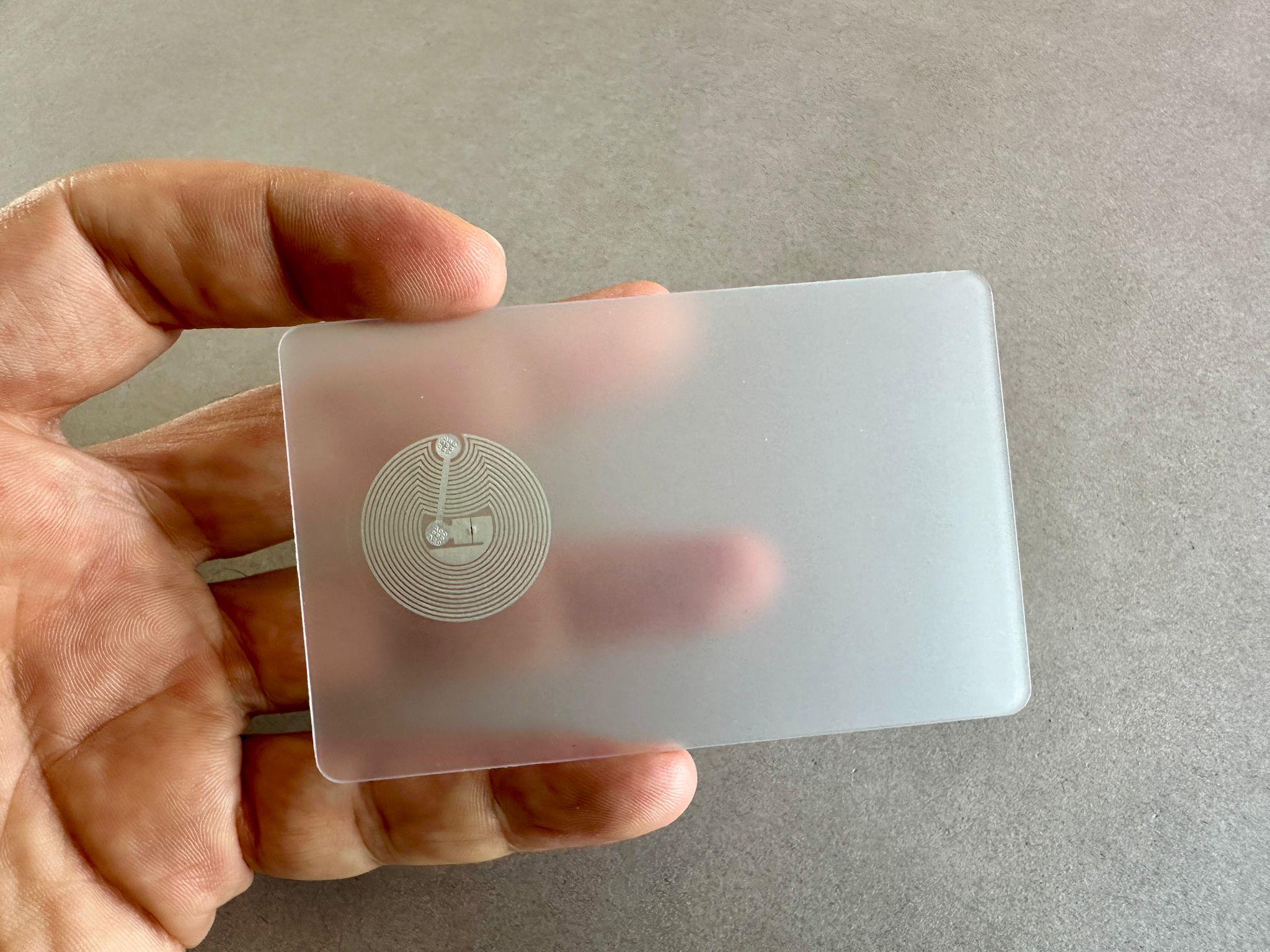 NFC Kart Şeffaf NTAG213