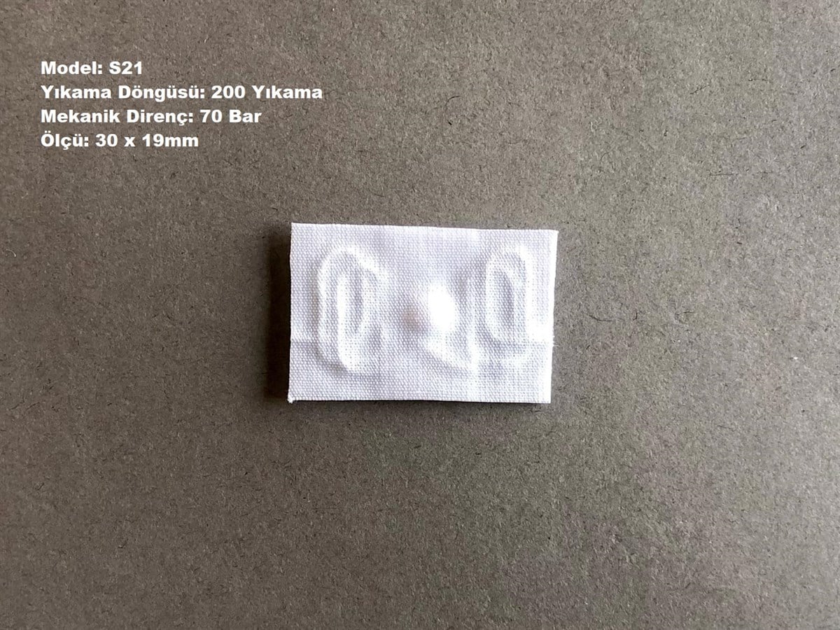 Numune RFID Çamaşır Etiket Paketi