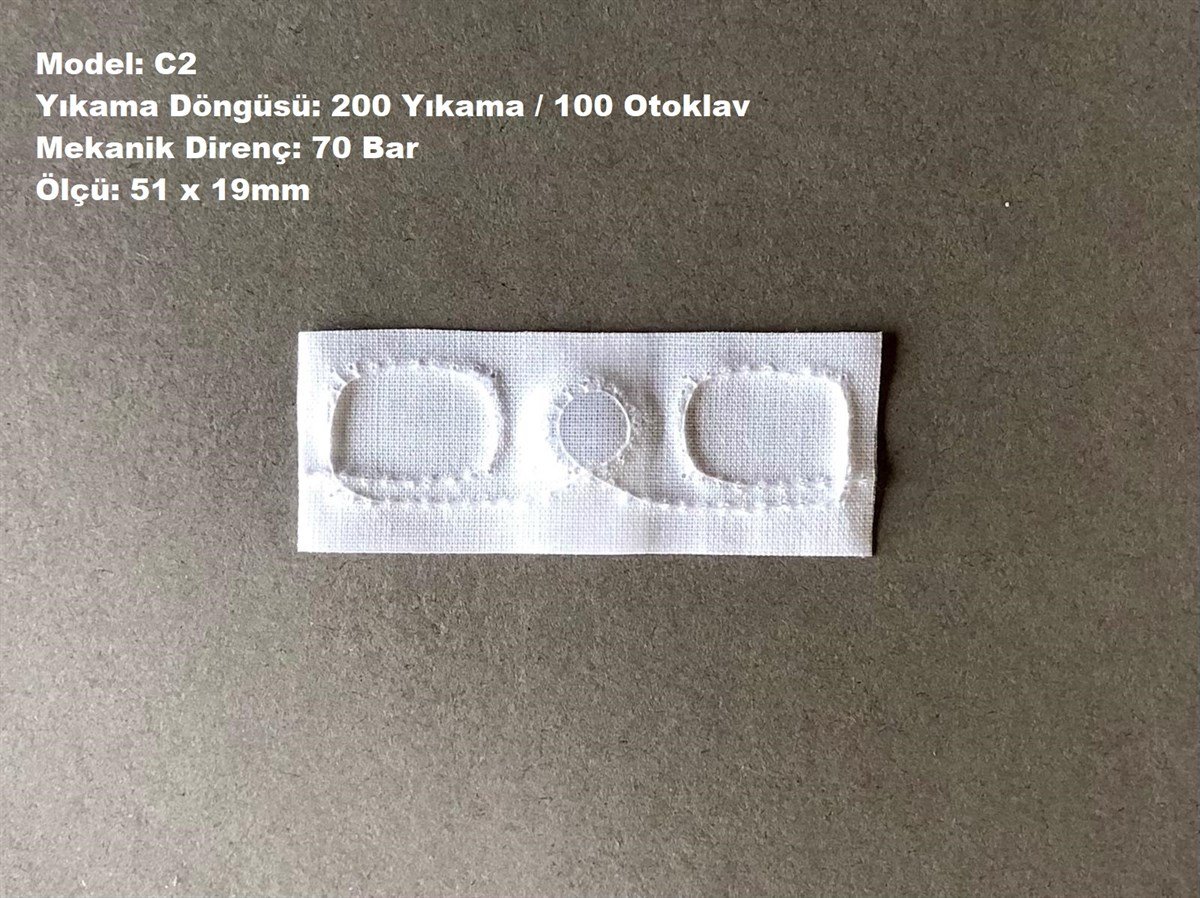 Numune RFID Çamaşır Etiket Paketi