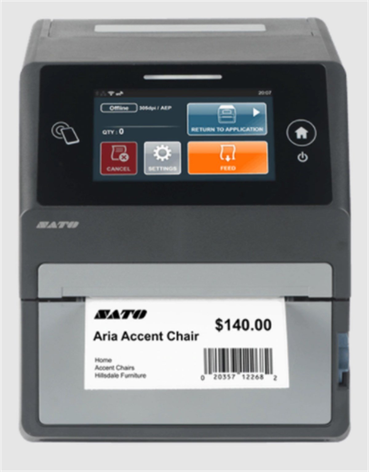 SATO CT4-LX Thermal UHF RFID Yazıcı (203dpi)