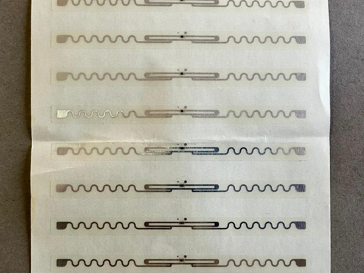 Şeffaf RFID Kütüphane Etiketi