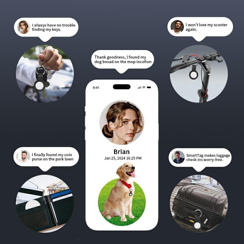 Smart Air Tag for Apple Find My