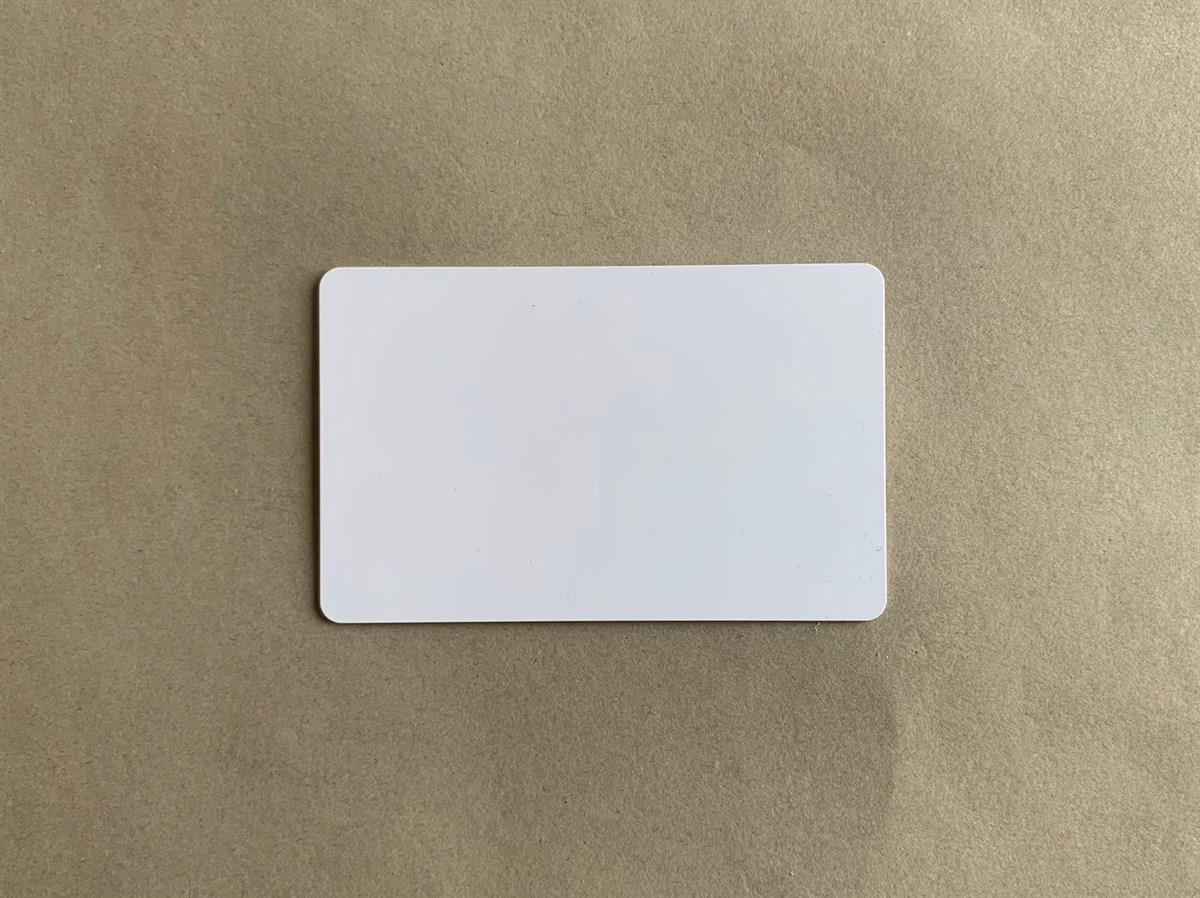 UHF RFID PVC Kart Düz Beyaz