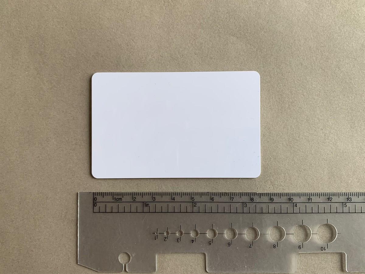 UHF RFID PVC Kart Düz Beyaz
