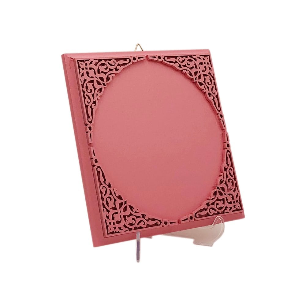 TİCİMAXTabloPembe Renkli Mini Ahşap Tablo
