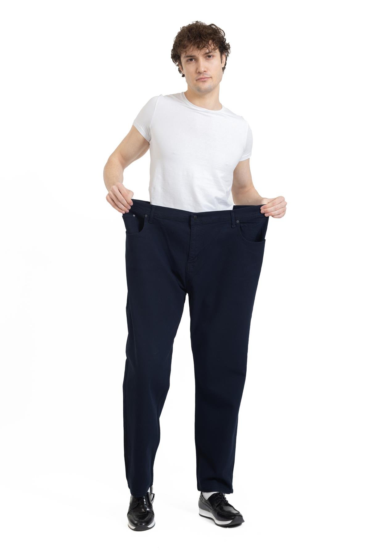 Erkek Jumbo Boy Battal Kanvas Büyük Beden Geniş Kalıp Pantolon 712