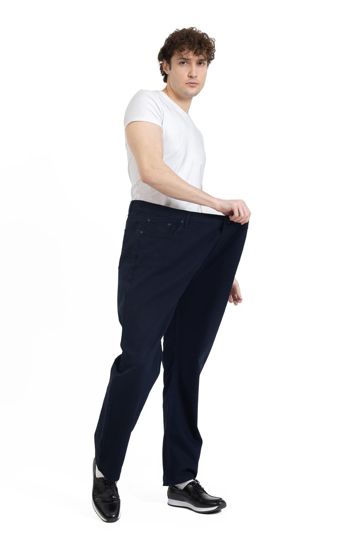 Erkek Jumbo Boy Battal Kanvas Büyük Beden Geniş Kalıp Pantolon 712