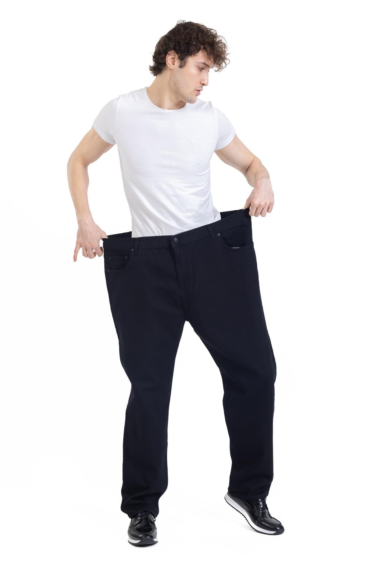 Erkek Jumbo Boy Battal Kanvas Büyük Beden Geniş Kalıp Pantolon 712