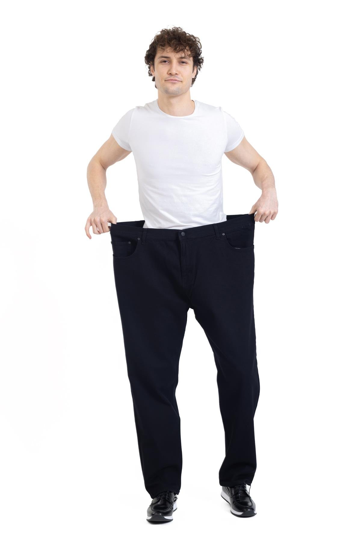 Erkek Jumbo Boy Battal Kanvas Büyük Beden Geniş Kalıp Pantolon 712