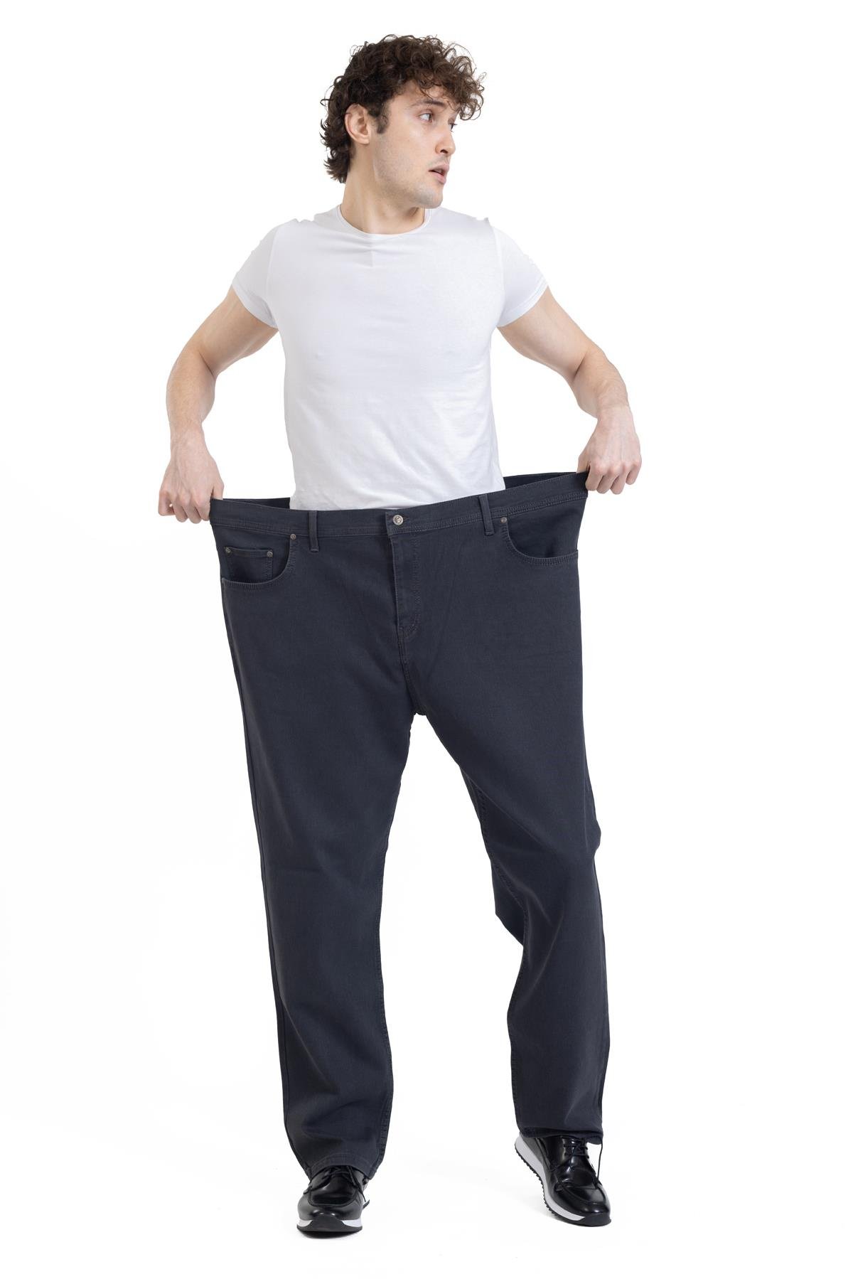 Erkek Jumbo Boy Battal Kanvas Büyük Beden Geniş Kalıp Pantolon 712