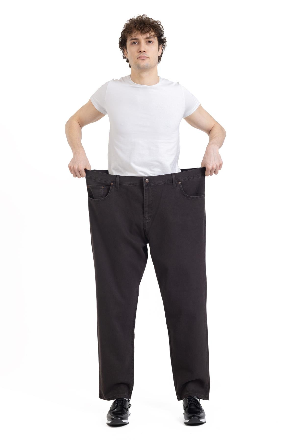 Erkek Jumbo Boy Battal Kanvas Büyük Beden Geniş Kalıp Pantolon 712