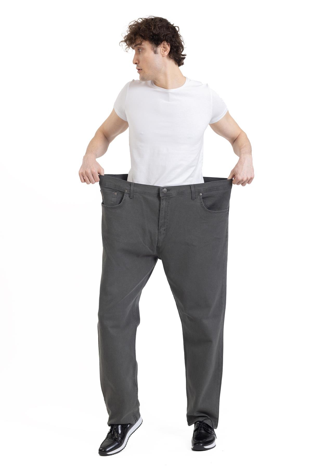 Erkek Jumbo Boy Battal Kanvas Büyük Beden Geniş Kalıp Pantolon 712