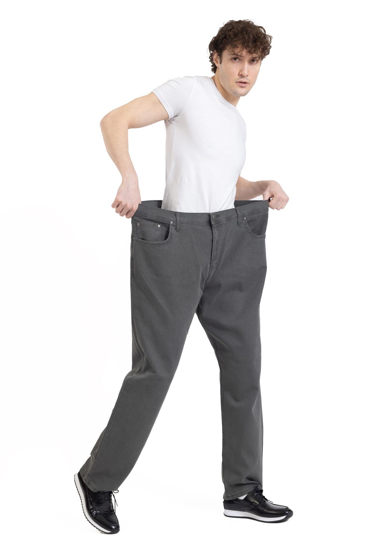 Erkek Jumbo Boy Battal Kanvas Büyük Beden Geniş Kalıp Pantolon 712