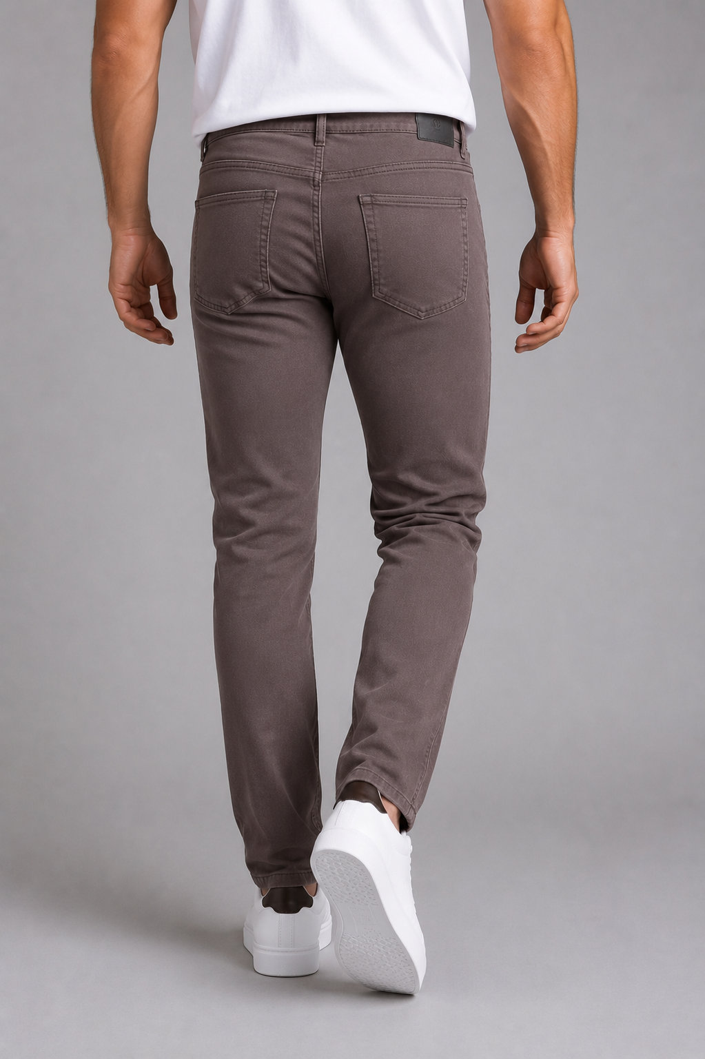 Erkek Regular Kalıp Likralı Kanvas Pantolon 1126