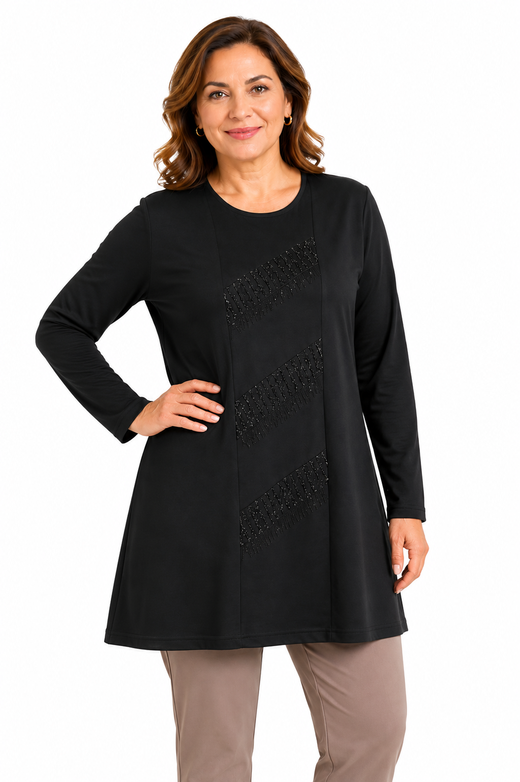 Orta Taş ve Üzeri Anne Penye Tunik 30642