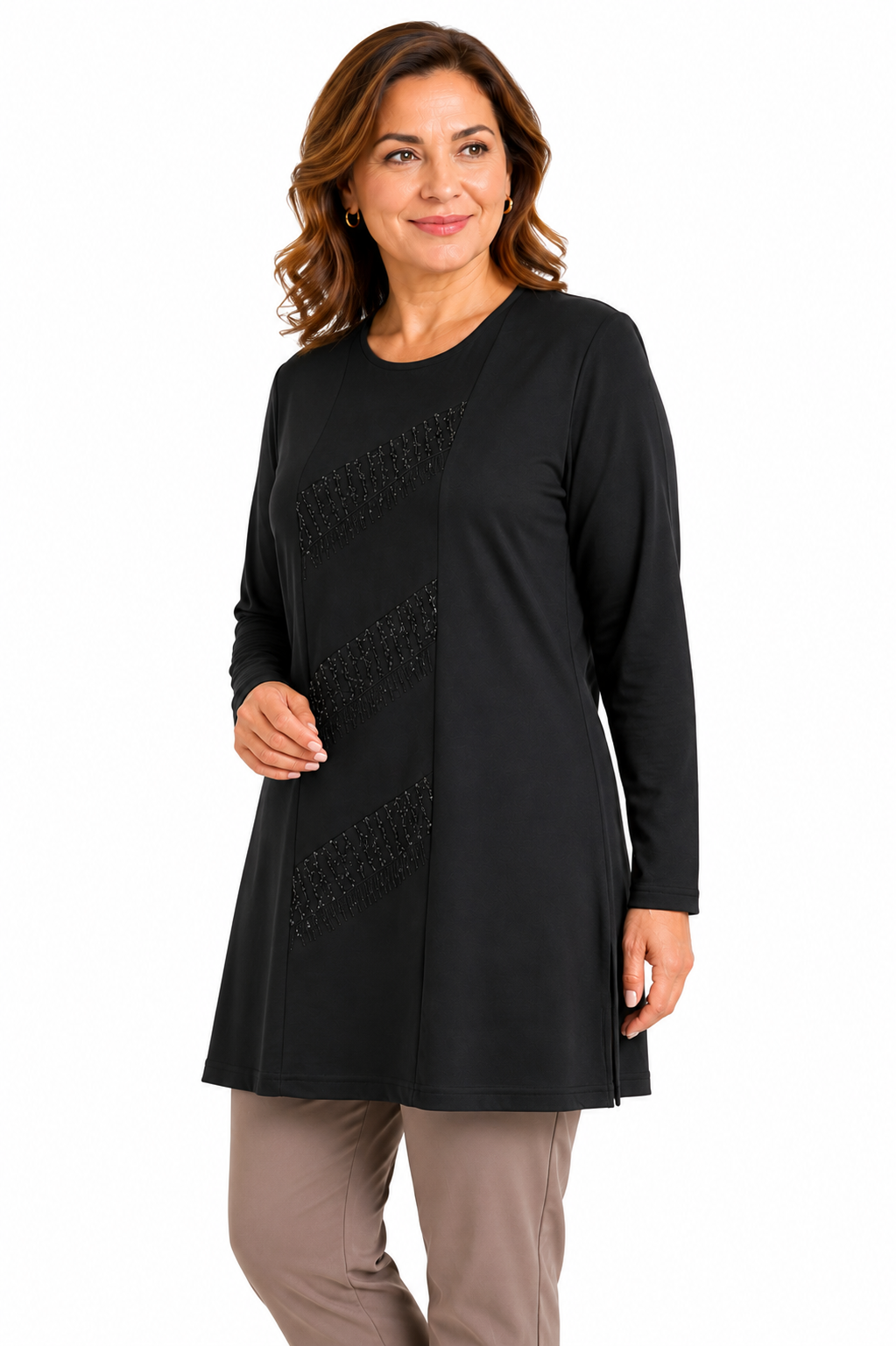 Orta Taş ve Üzeri Anne Penye Tunik 30642