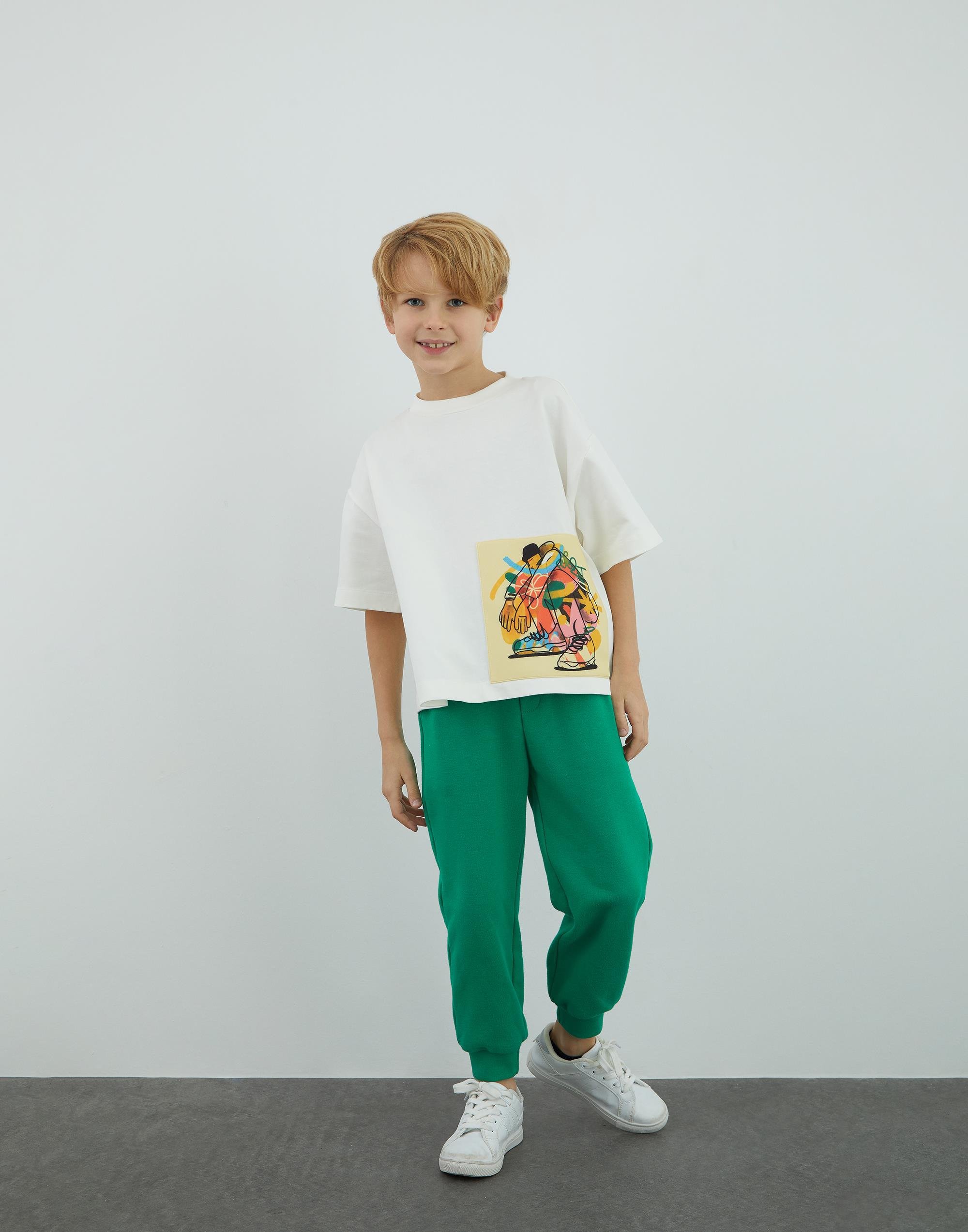 Aplike Baskılı Ekru T Shirt - junior, designer dresses, bachelorette, party dresses and graduation dresses.