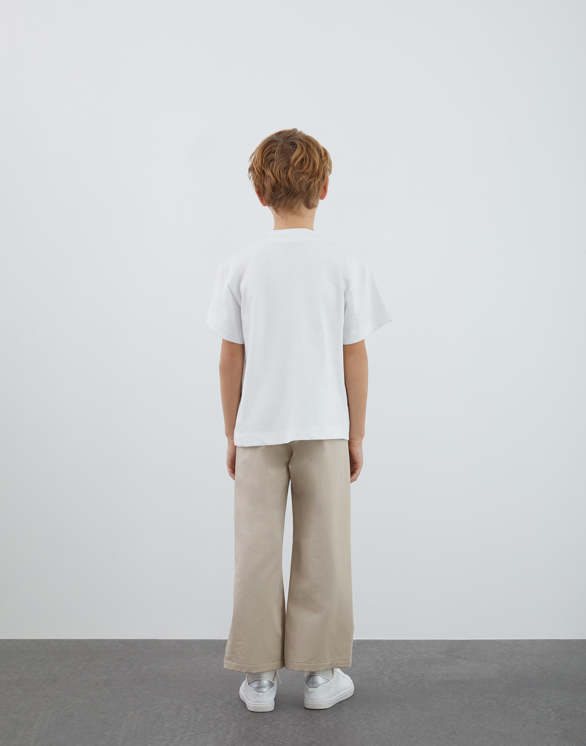 Appliqué Detailed White T Shirt - junior, designer dresses, bachelorette, party dresses and graduation dresses.