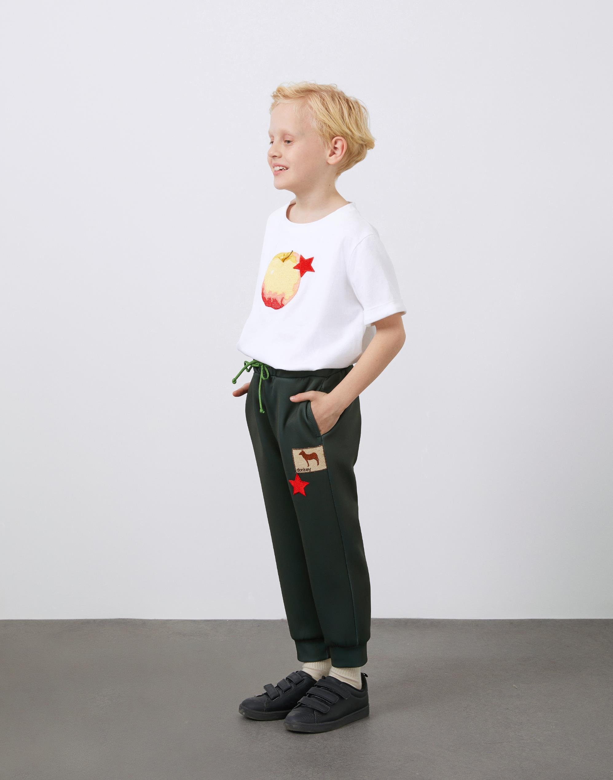 Aplike Detaylı Erkek Çocuk Jogger Pantolon - junior, designer dresses, bachelorette, party dresses and graduation dresses.