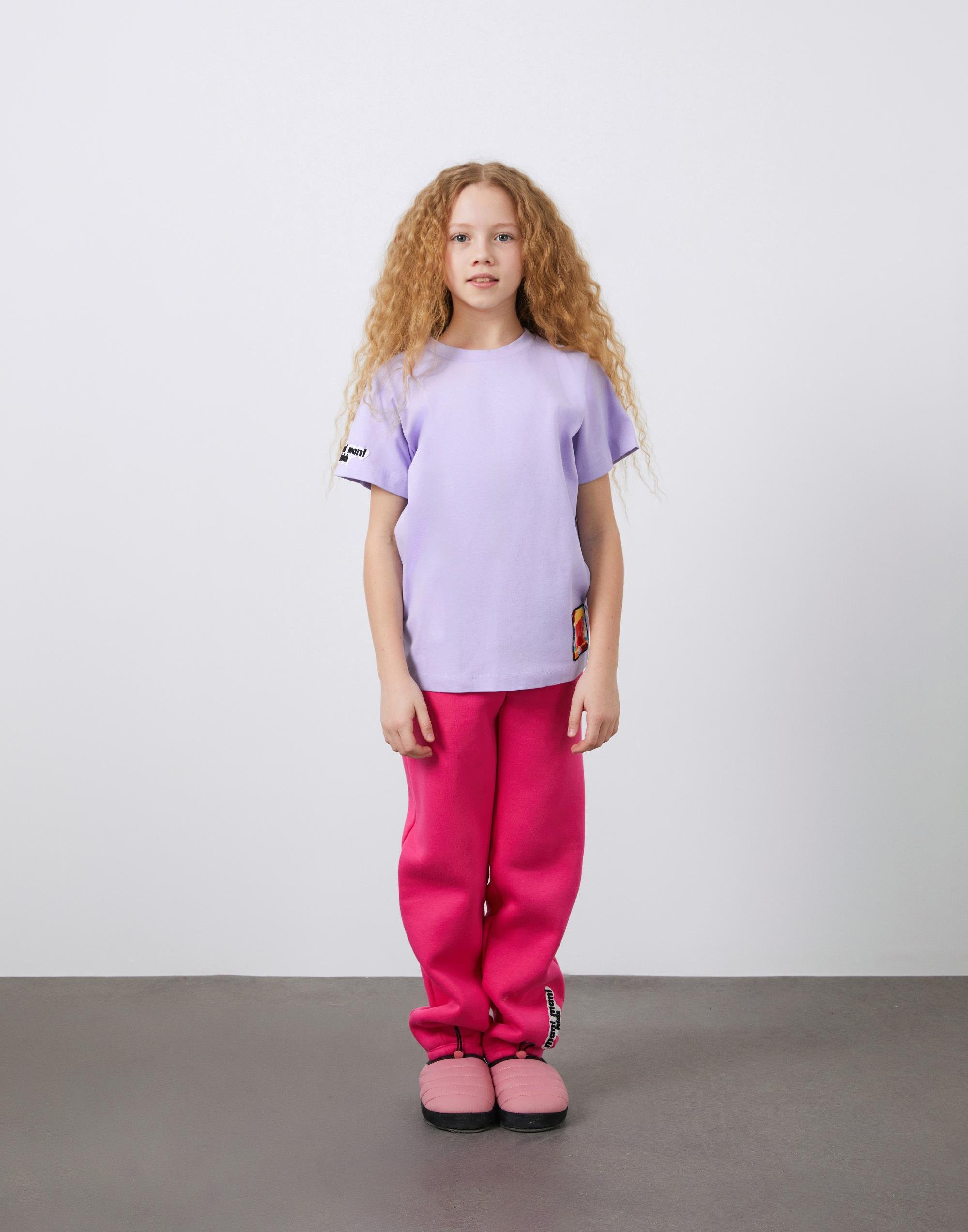 Aplike Detaylı Kız Çocuk Mor Tshırt - junior, designer dresses, bachelorette, party dresses and graduation dresses.