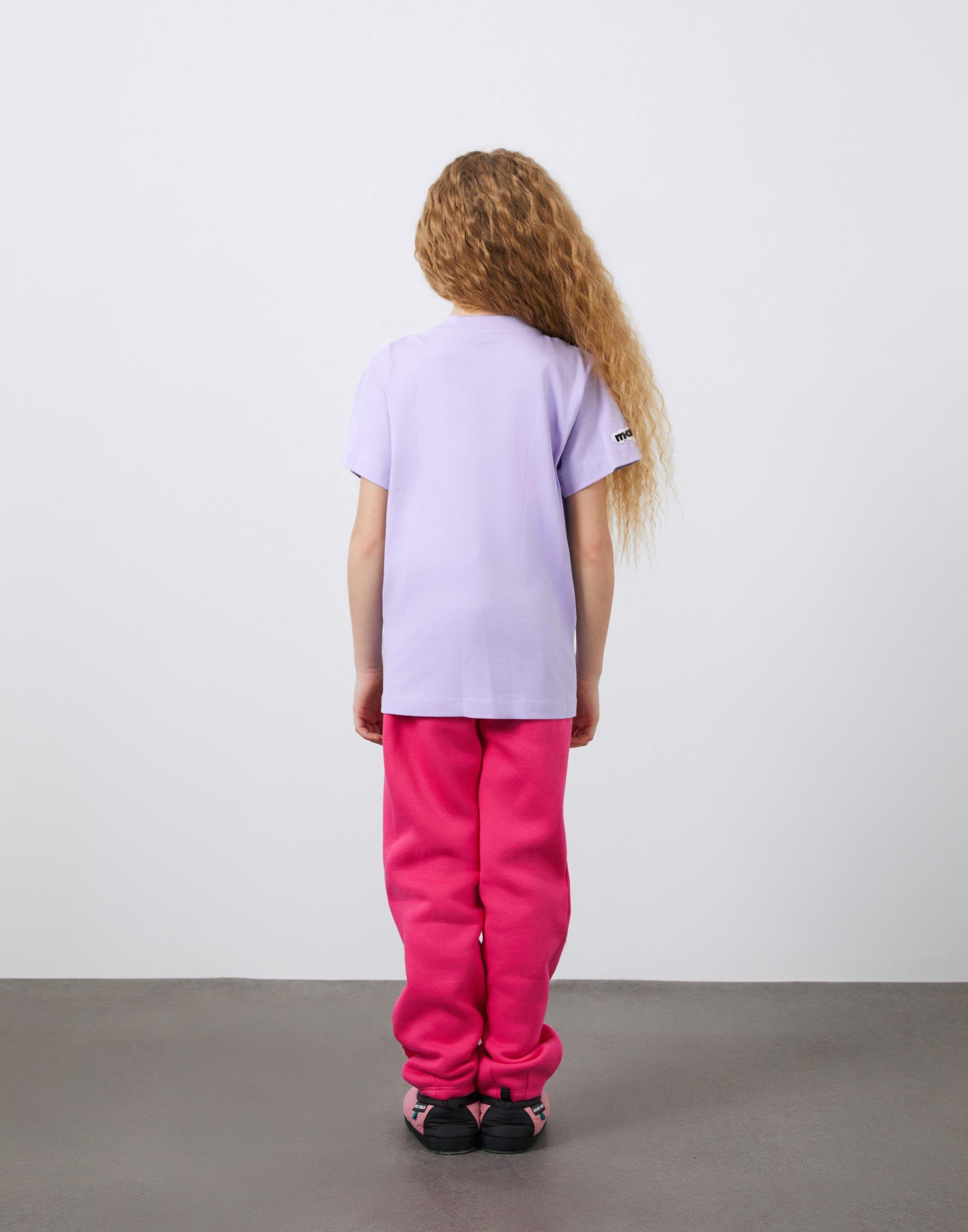 Aplike Detaylı Kız Çocuk Mor Tshırt - junior, designer dresses, bachelorette, party dresses and graduation dresses.