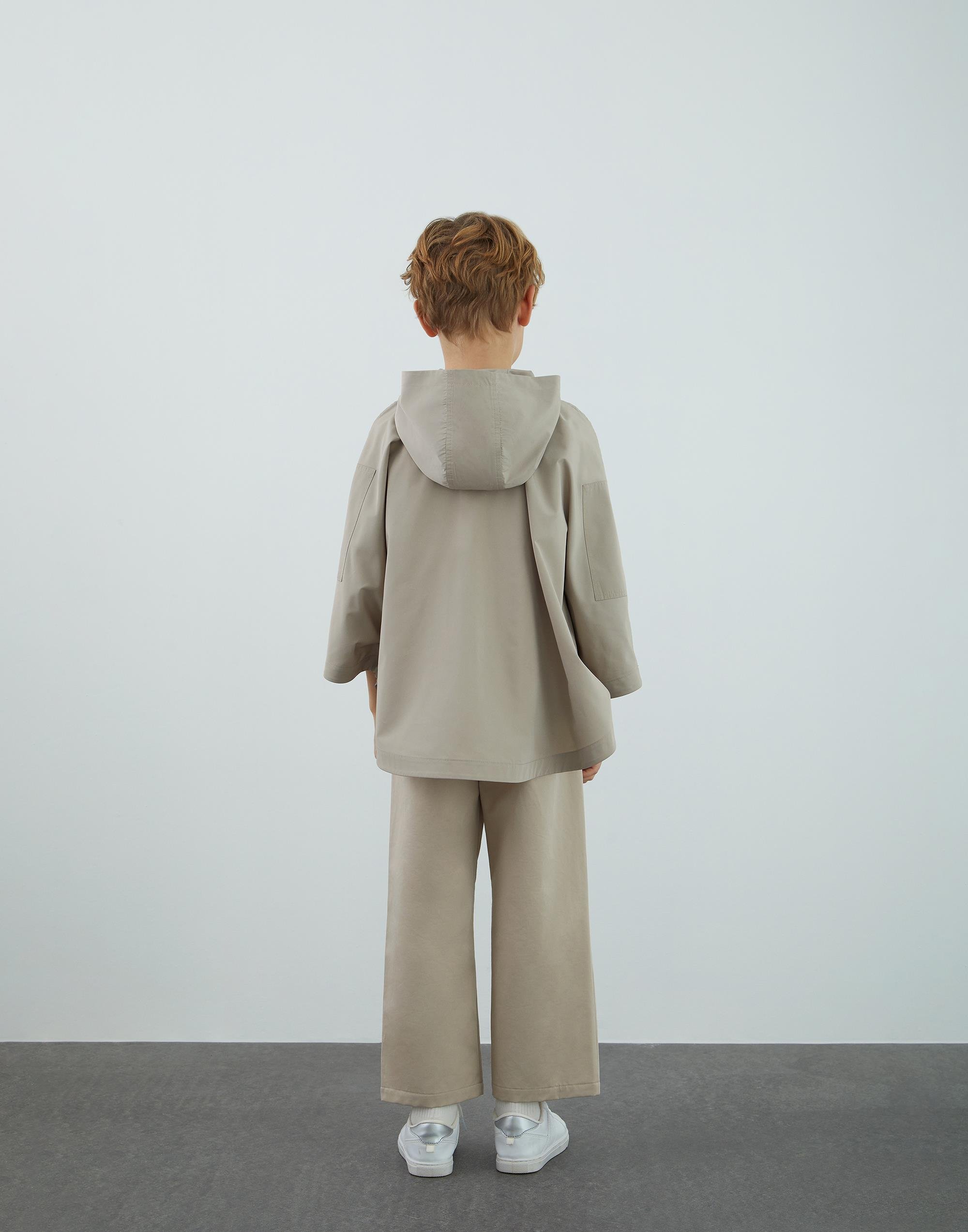 Aplike Nakış Detaylı Panço Bej Yağmurluk - junior, designer dresses, bachelorette, party dresses and graduation dresses.