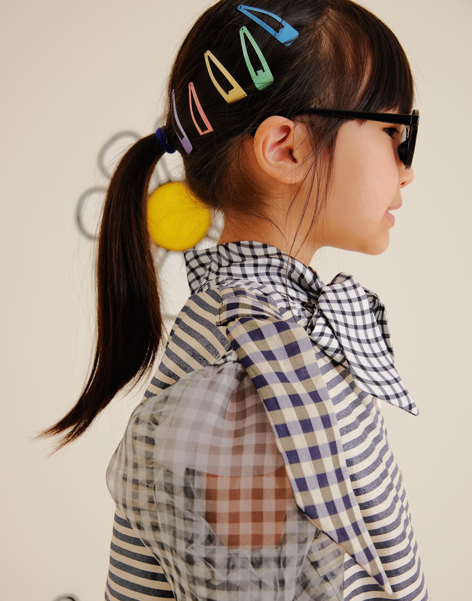 ARKA BEDENDE APLİKE NAKIŞ DETAYLI BAĞLAMALI YAKA DETAYLI GÖMLEK - junior, designer dresses, bachelorette, party dresses and graduation dresses.