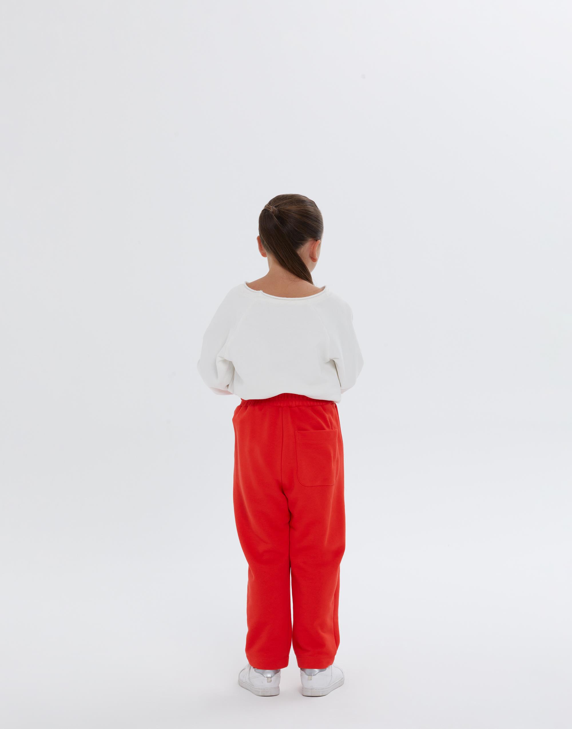 Arka Bel Lastikli Cepli Kırmızı Kız Çocuk Pantolon - junior, designer dresses, bachelorette, party dresses and graduation dresses.