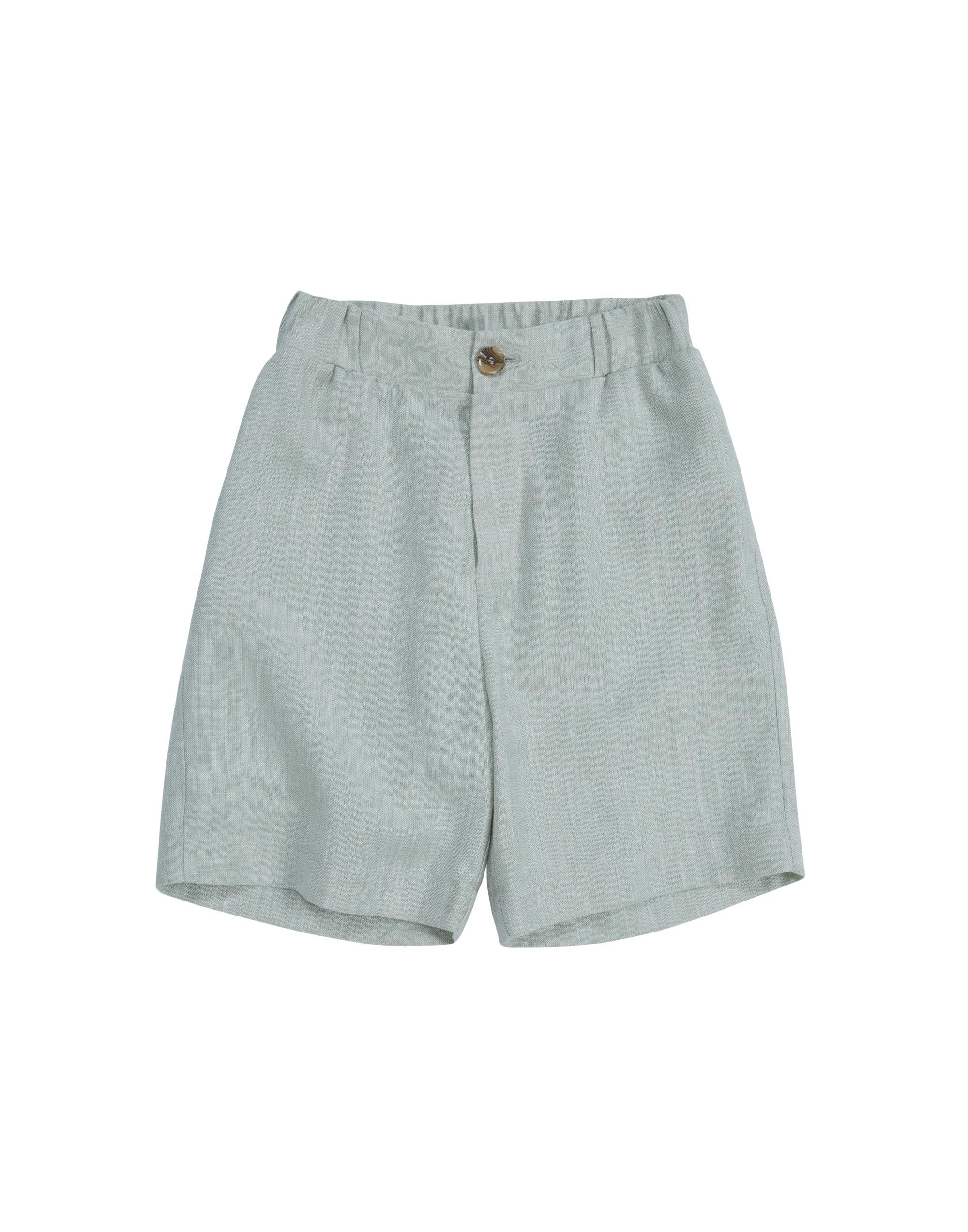 Arka Bel Lastikli Cepli Yeşil Şort - junior, designer dresses, bachelorette, party dresses and graduation dresses.