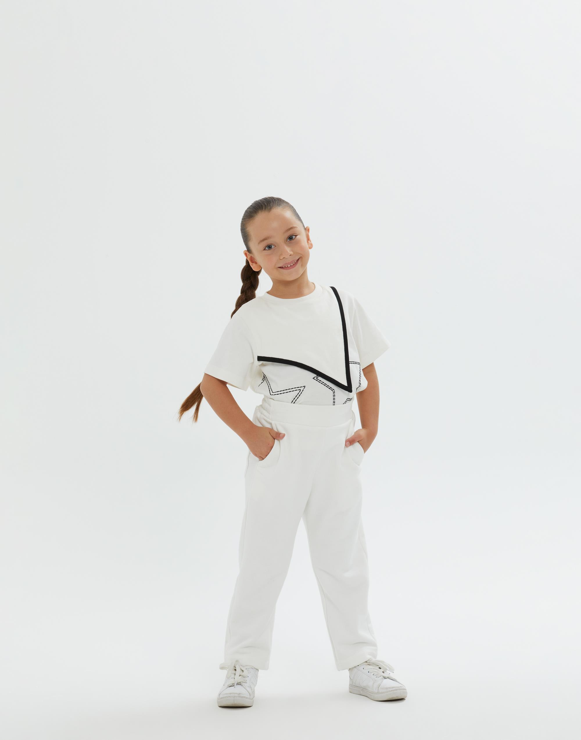 Arka Bel Lastikli Klasik Kesim Ekru Kız Çocuk Pantolon - junior, designer dresses, bachelorette, party dresses and graduation dresses.