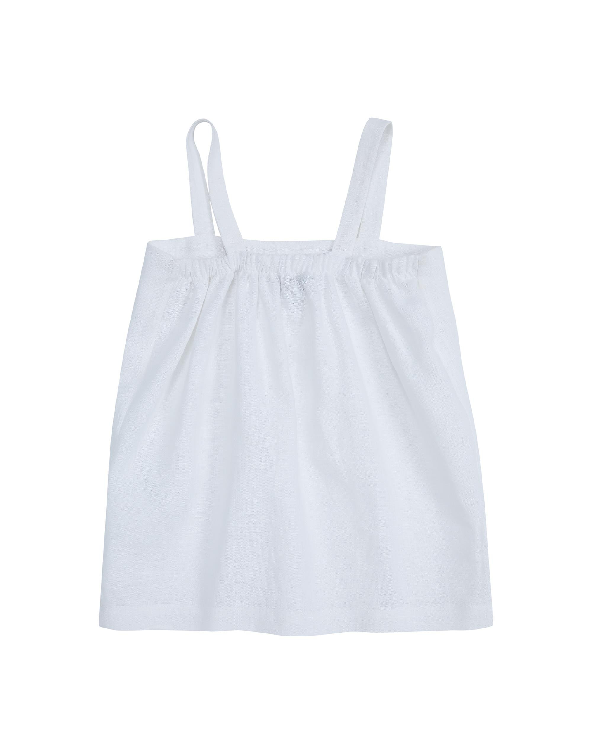 Askılı Pileli Arkası Lastikli Ekru Bluz - junior, designer dresses, bachelorette, party dresses and graduation dresses.