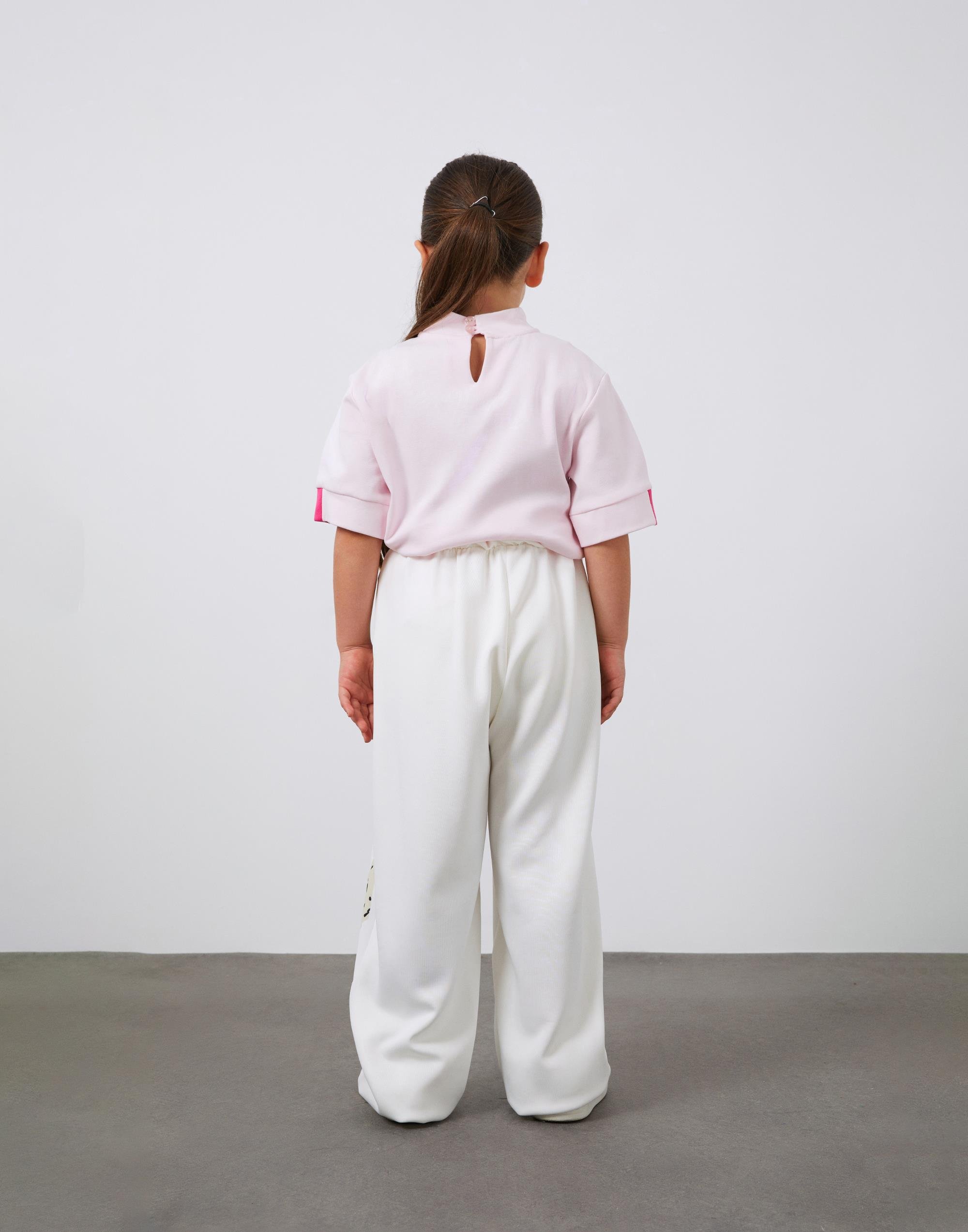 Baskı Detaylı Kız Çocuk Jogger Pantolon - junior, designer dresses, bachelorette, party dresses and graduation dresses.