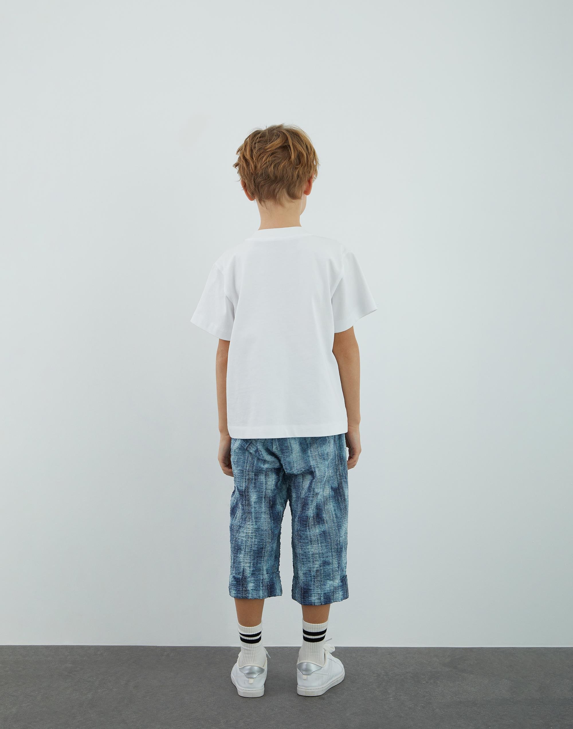 Baskı Ve Etiket Detaylı Beyaz  T Shirt - junior, designer dresses, bachelorette, party dresses and graduation dresses.