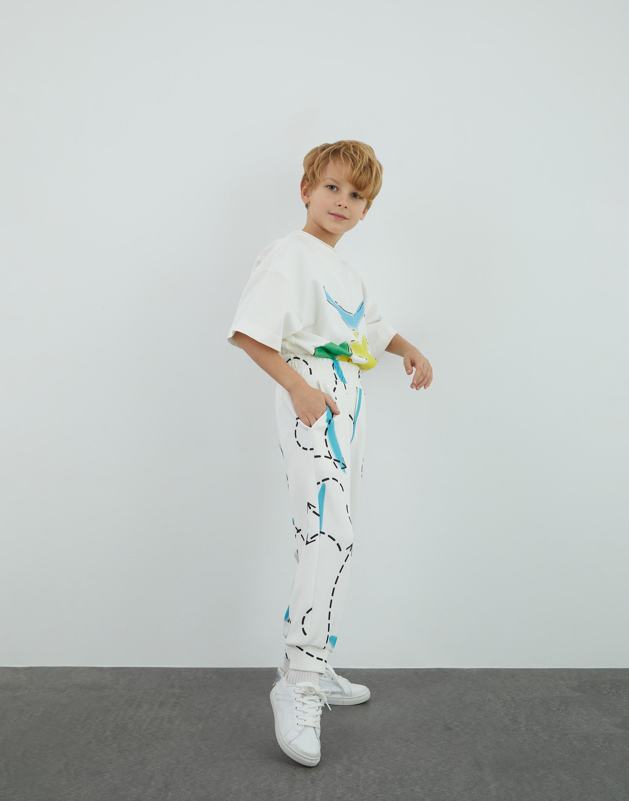 Baskılı Ekru T Shirt - junior, designer dresses, bachelorette, party dresses and graduation dresses.