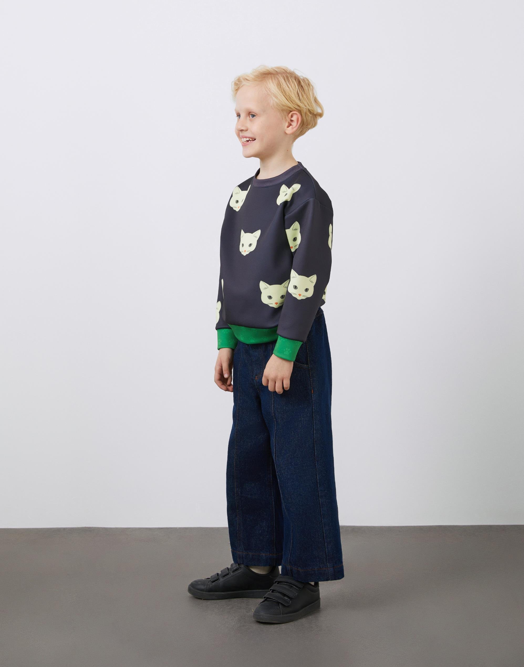 Baskılı Garni Detaylı Erkek Çocuk Sweatshirt - junior, designer dresses, bachelorette, party dresses and graduation dresses.