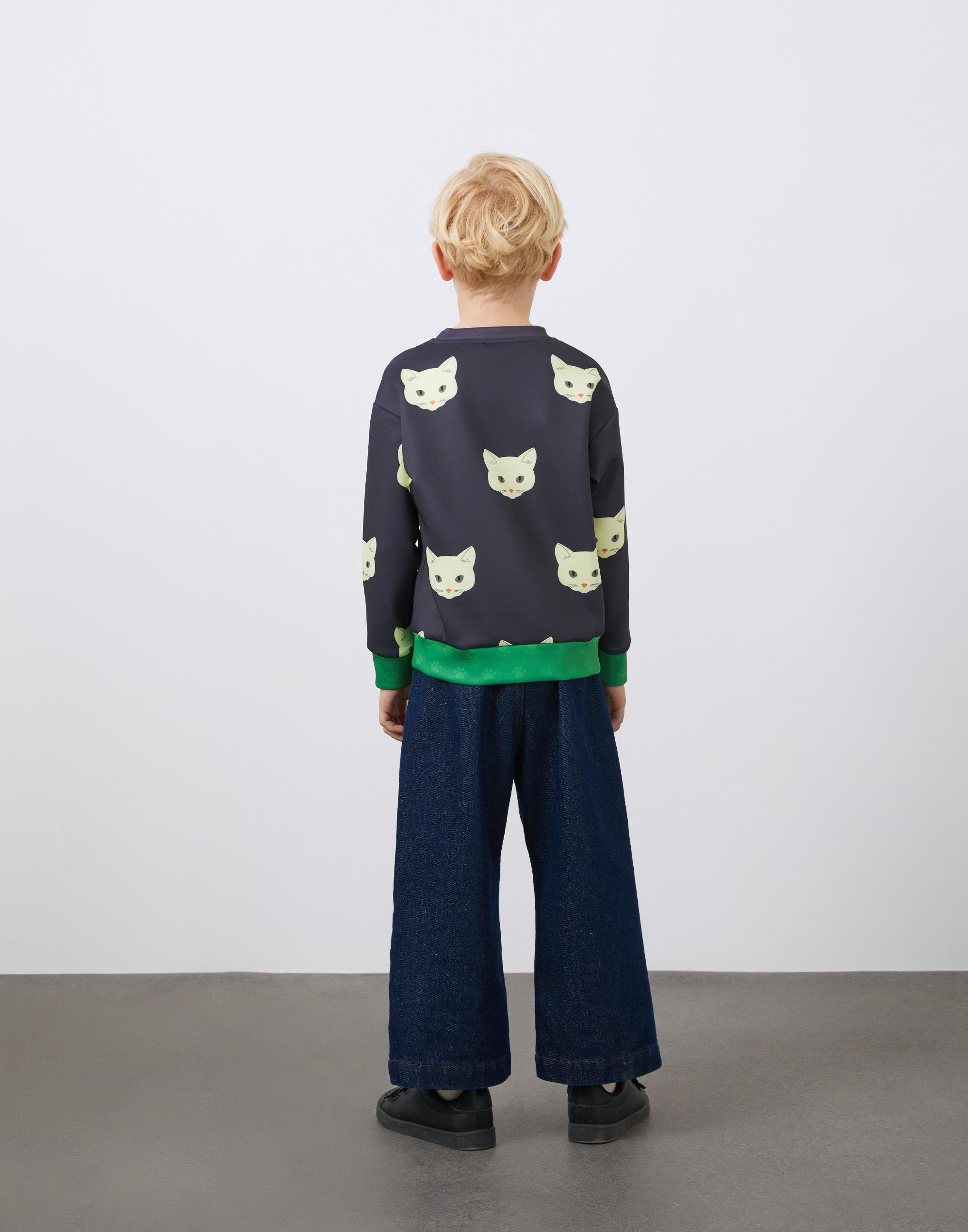 Baskılı Garni Detaylı Erkek Çocuk Sweatshirt - junior, designer dresses, bachelorette, party dresses and graduation dresses.