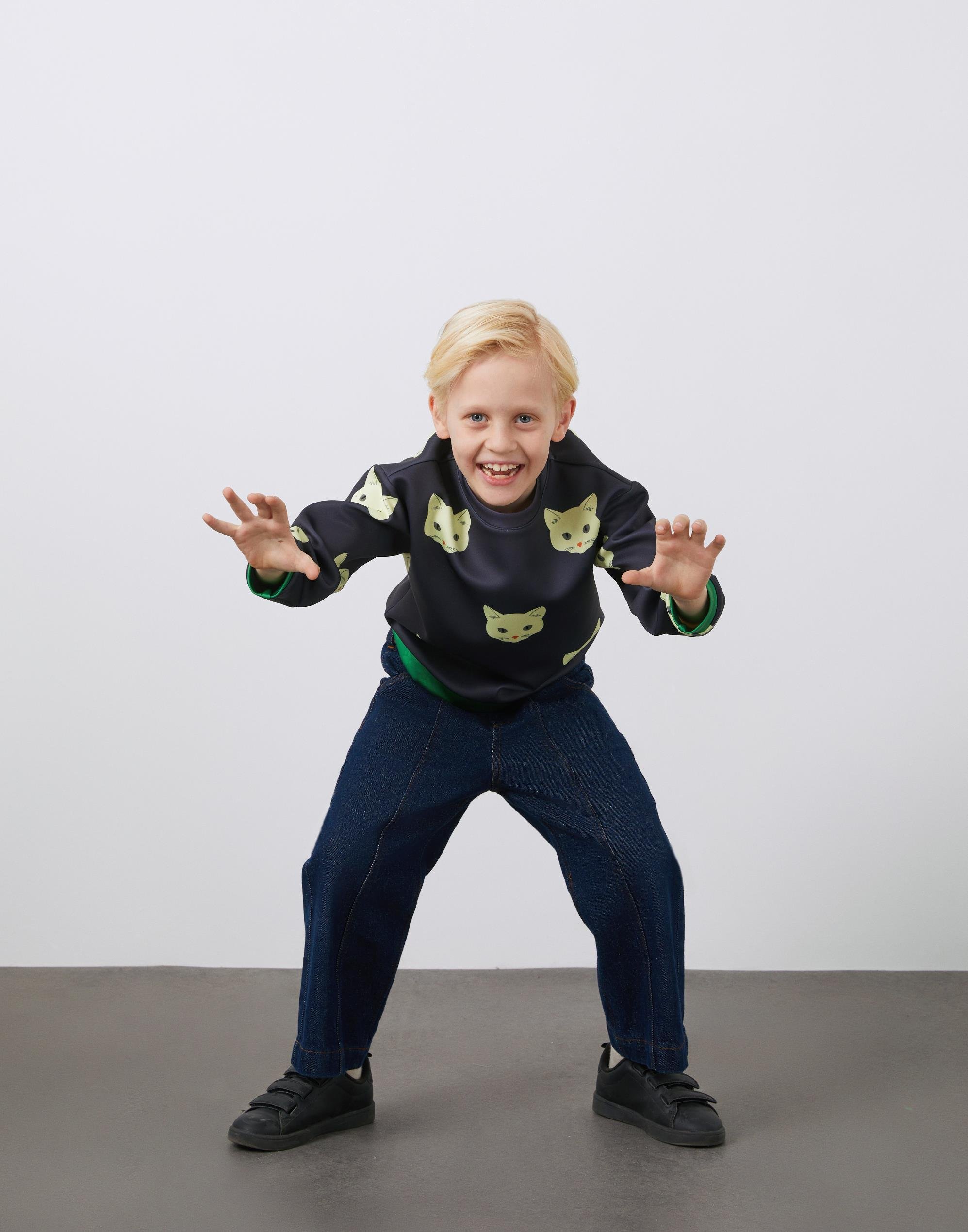 Baskılı Garni Detaylı Erkek Çocuk Sweatshirt - junior, designer dresses, bachelorette, party dresses and graduation dresses.