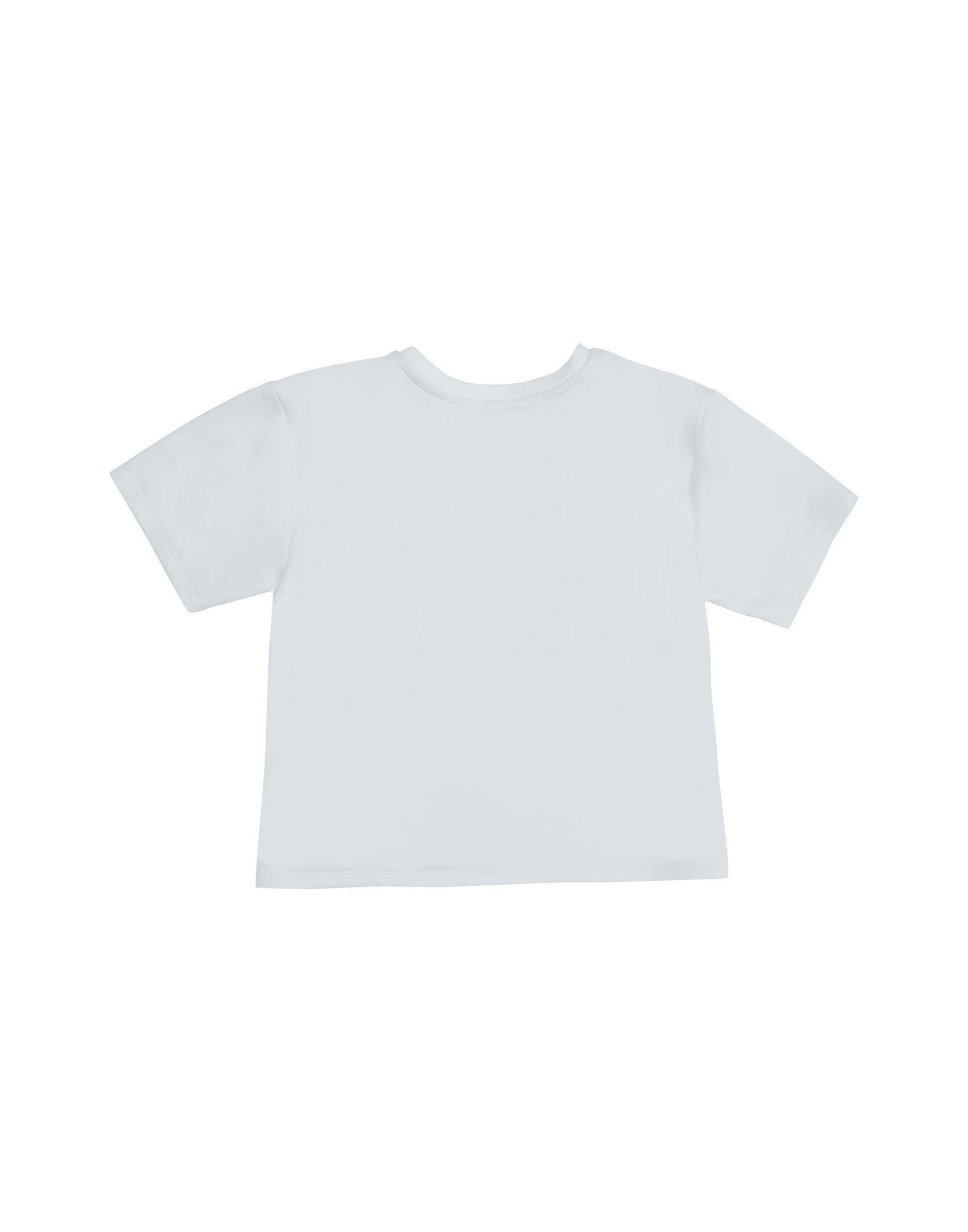 Baskılı Kısa Kollu Oversize Ekru T-Shirt - junior, designer dresses, bachelorette, party dresses and graduation dresses.