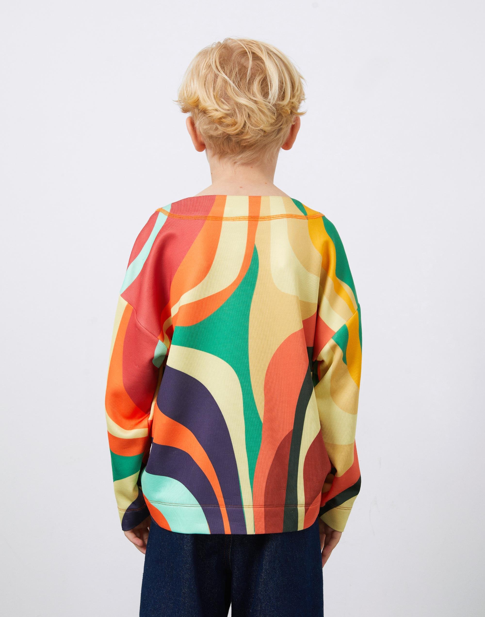 Printed Long-Sleeve Boy's T-Shirt - junior, designer dresses, bachelorette, party dresses and graduation dresses.