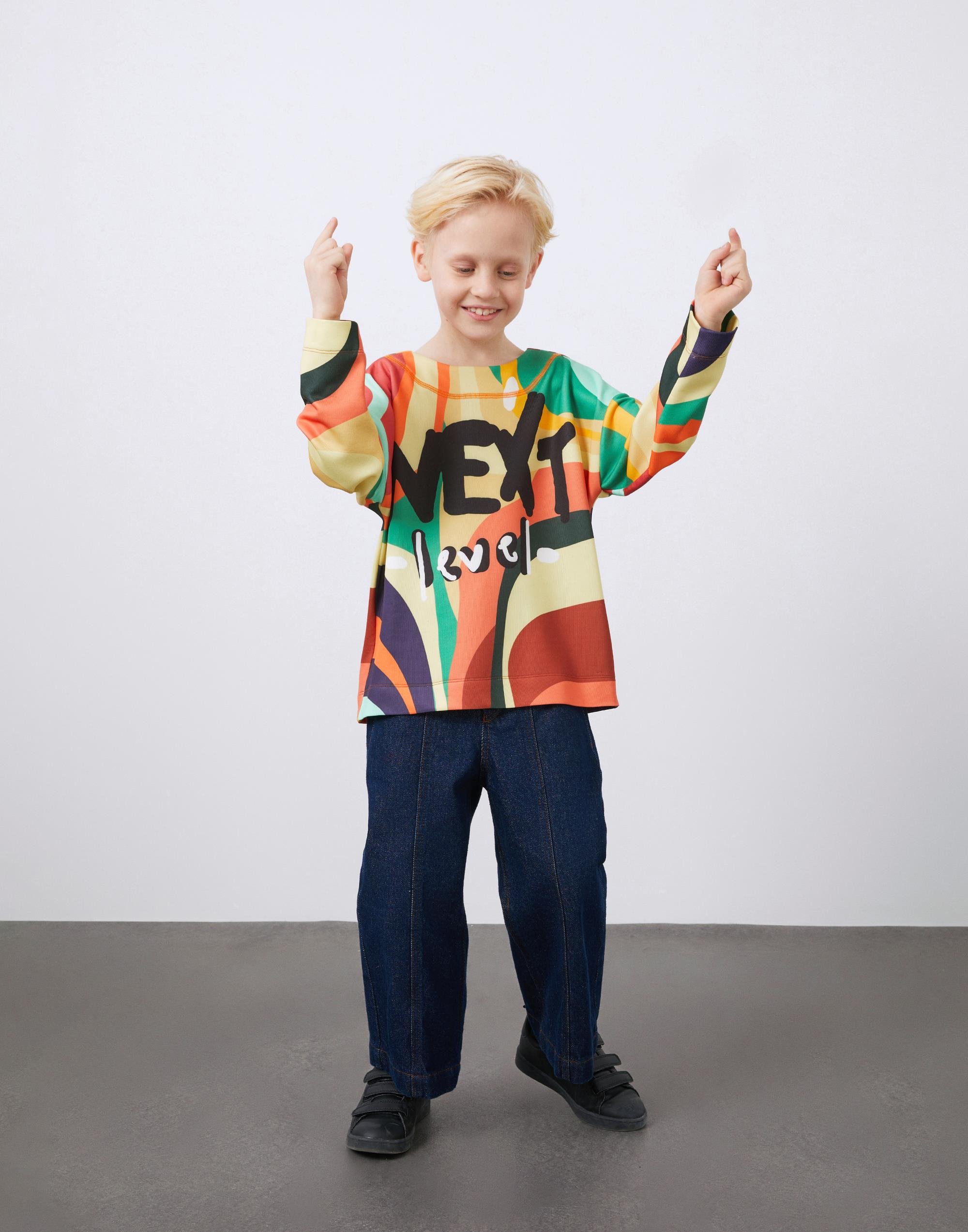 Printed Long-Sleeve Boy's T-Shirt - junior, designer dresses, bachelorette, party dresses and graduation dresses.