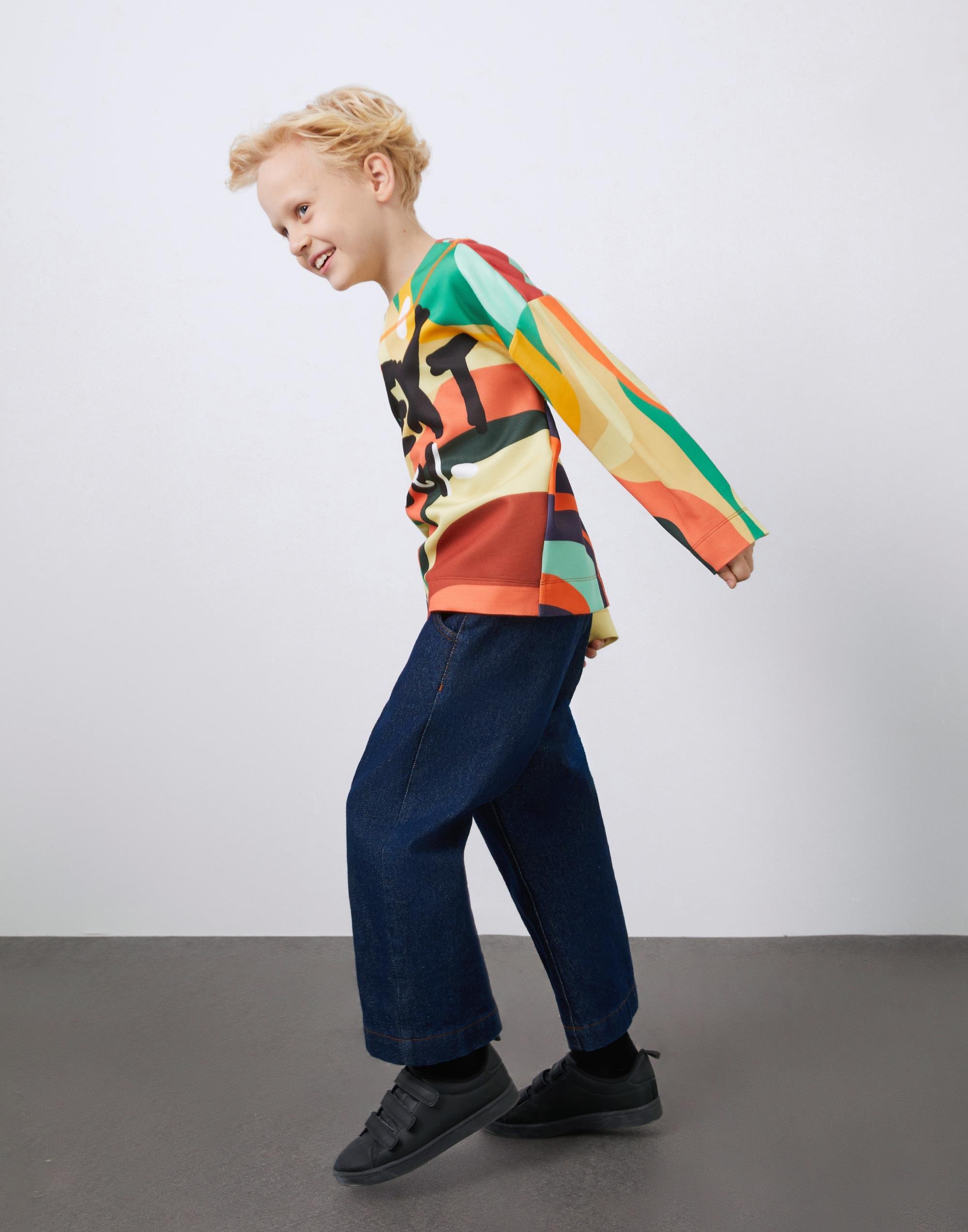 Printed Long-Sleeve Boy's T-Shirt - junior, designer dresses, bachelorette, party dresses and graduation dresses.