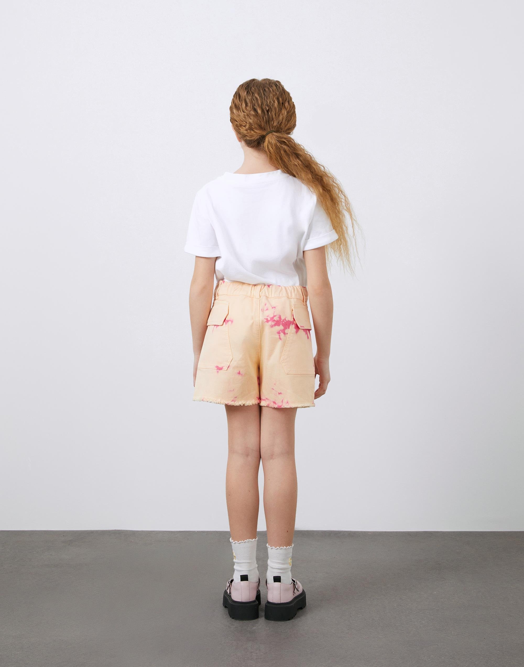 BATİK EFEKTLİ CEPLİ JEAN ŞORT - junior, designer dresses, bachelorette, party dresses and graduation dresses.