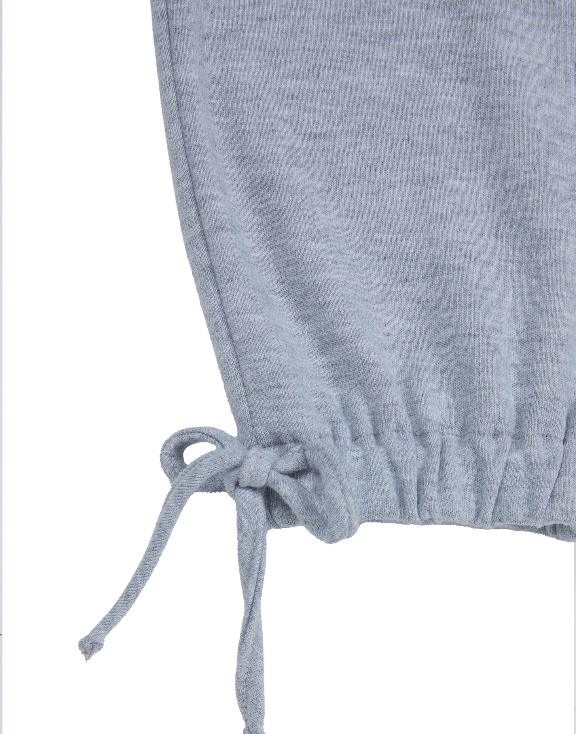 Bel Ve Paça Lastikli Paçası Fiyonklu Gri Eşofman - junior, designer dresses, bachelorette, party dresses and graduation dresses.