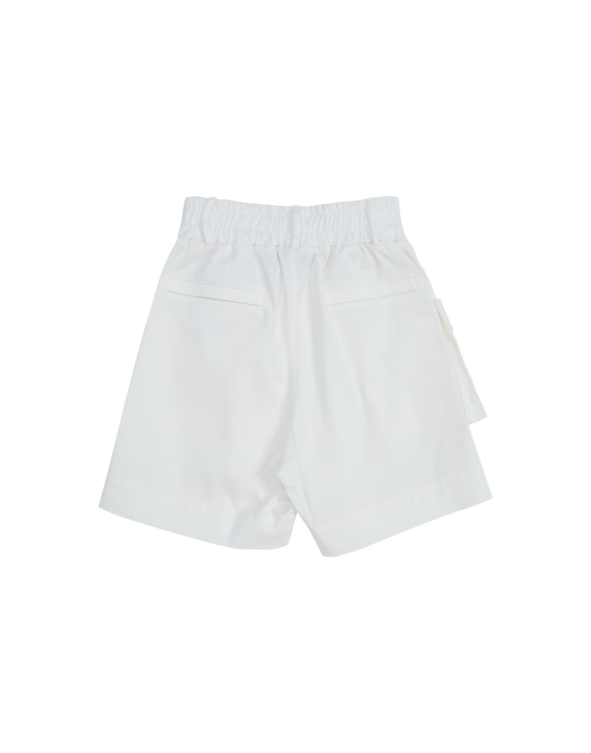 Belden Lastikli Yanlarda Cep Detaylı Ekru Şort - junior, designer dresses, bachelorette, party dresses and graduation dresses.