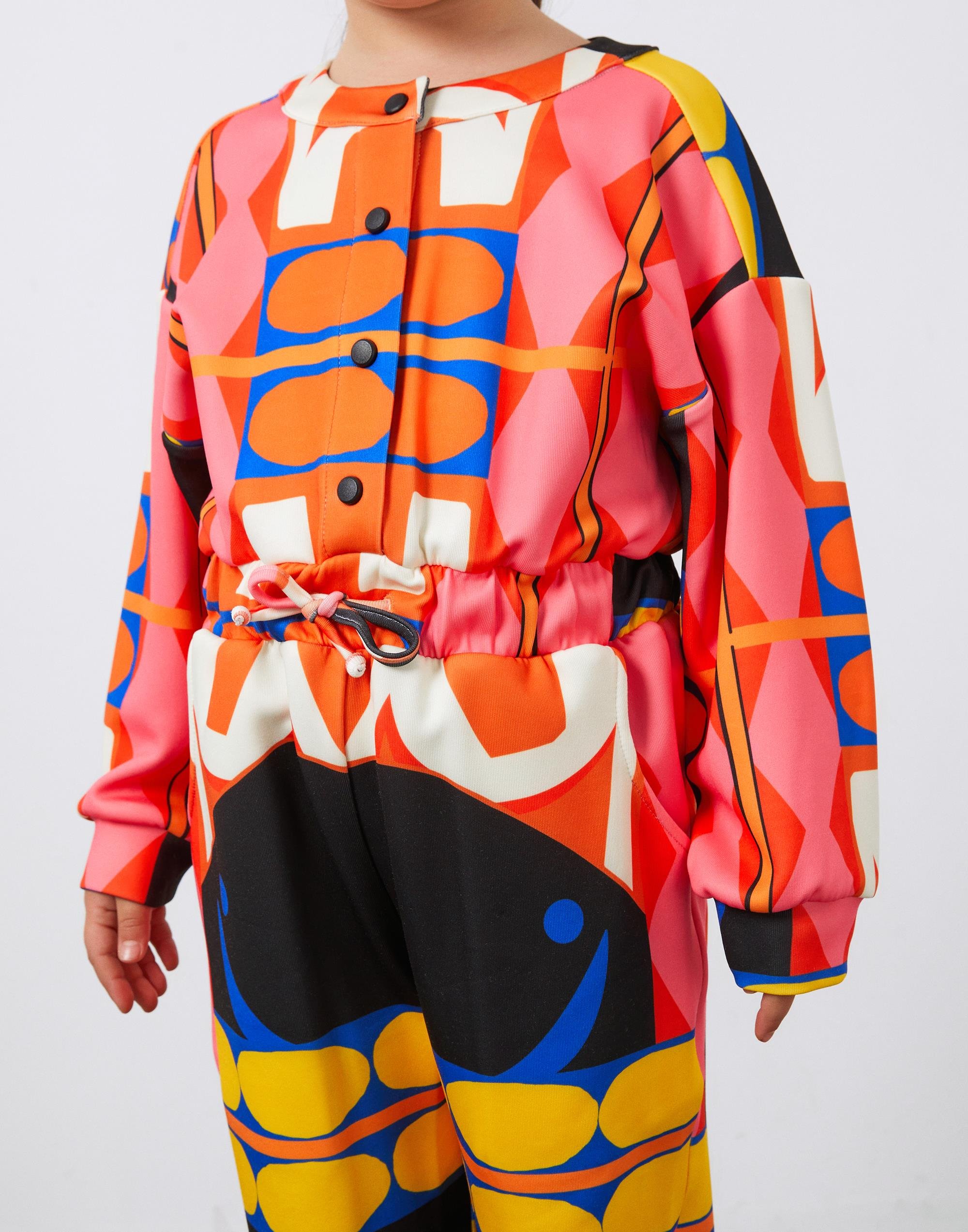 Beli Lastikli Baskılı Kız Çocuk Tulum - junior, designer dresses, bachelorette, party dresses and graduation dresses.