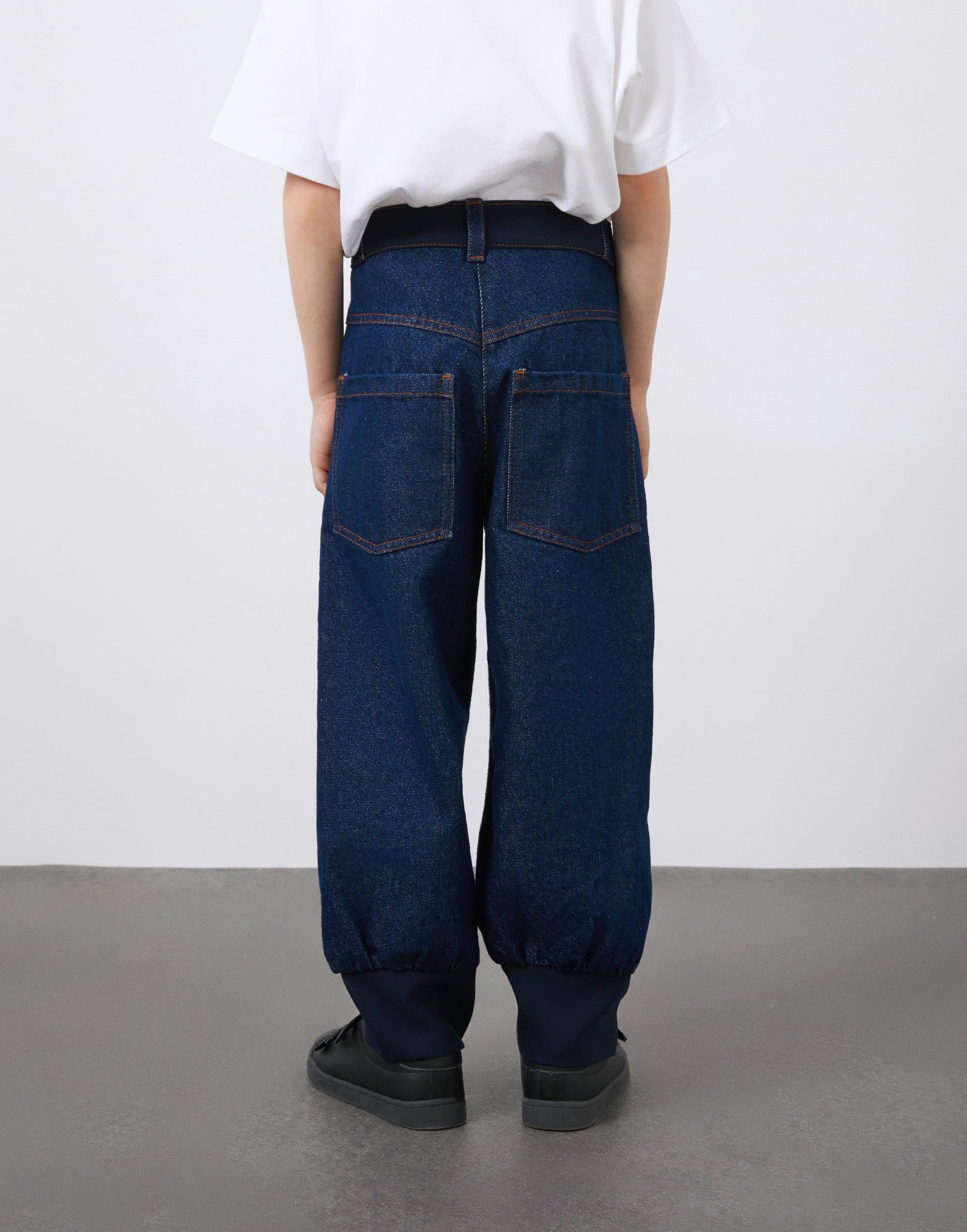 Beli Lastikli Garni Detaylı Mavi Erkek Çocuk Jean Pantolon - junior, designer dresses, bachelorette, party dresses and graduation dresses.