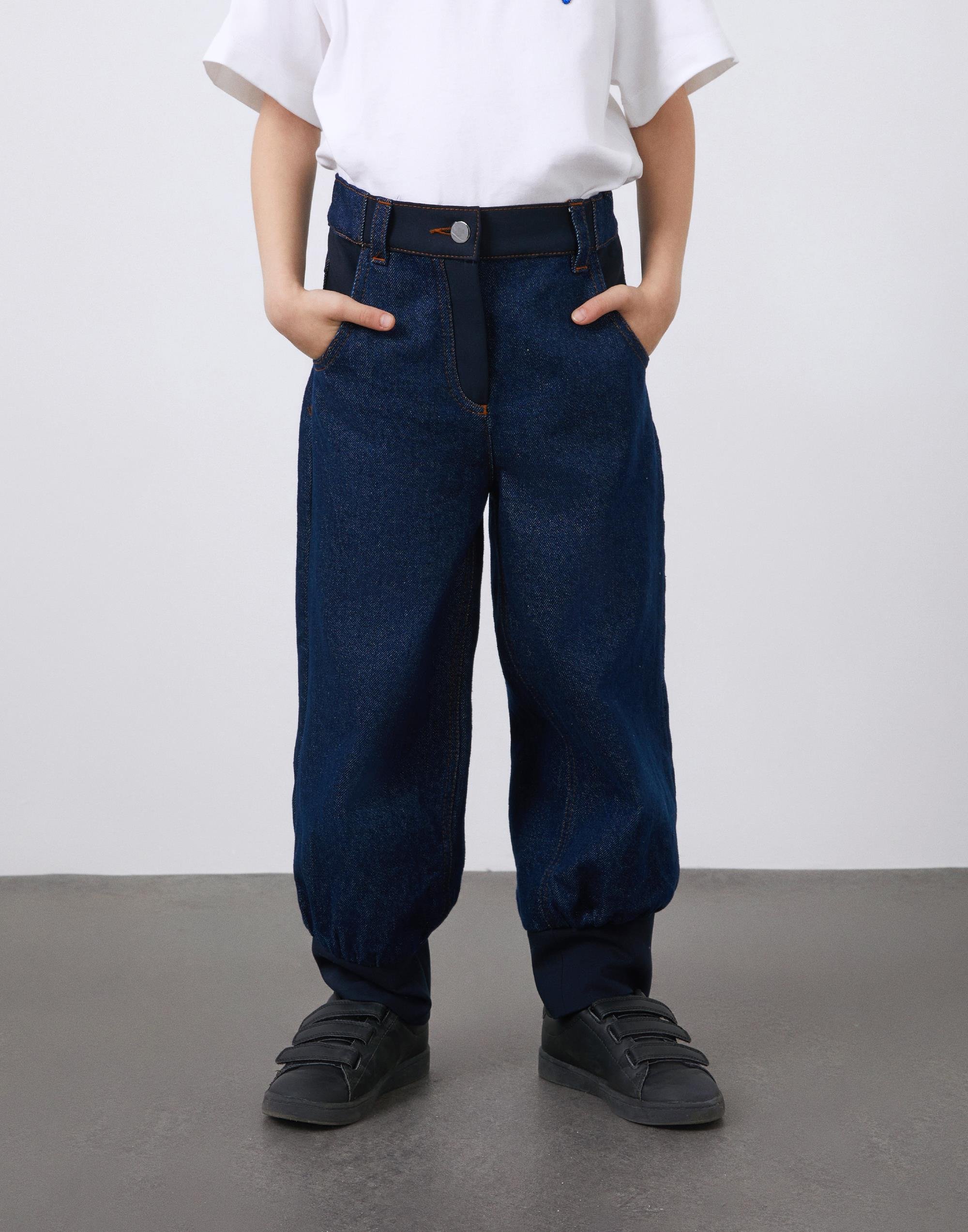 Beli Lastikli Garni Detaylı Mavi Erkek Çocuk Jean Pantolon - junior, designer dresses, bachelorette, party dresses and graduation dresses.