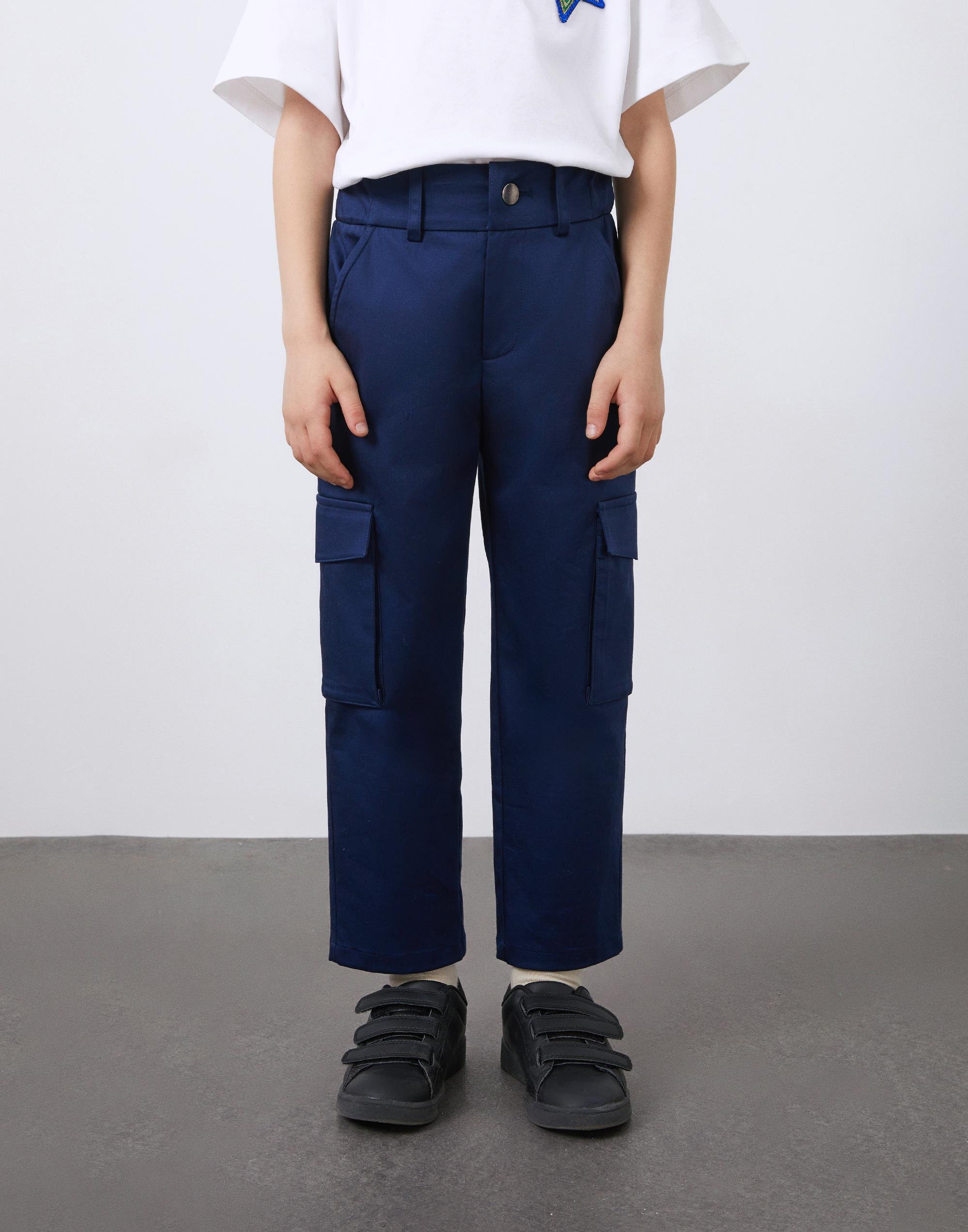 Beli Lastikli Lacivert Erkek Çocuk Kargo Pantolon - junior, designer dresses, bachelorette, party dresses and graduation dresses.