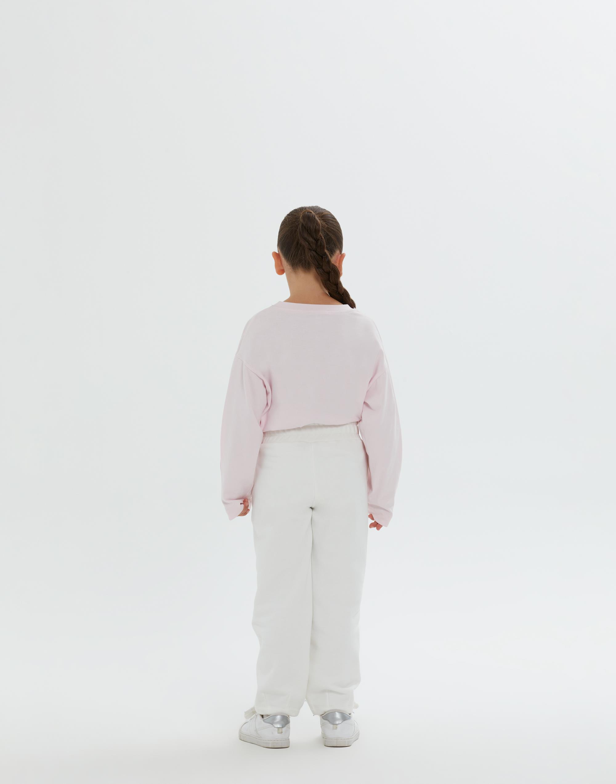 Beli Lastikli Paçası Pileli Astarsız Ekru Kız Çocuk Pantolon - junior, designer dresses, bachelorette, party dresses and graduation dresses.