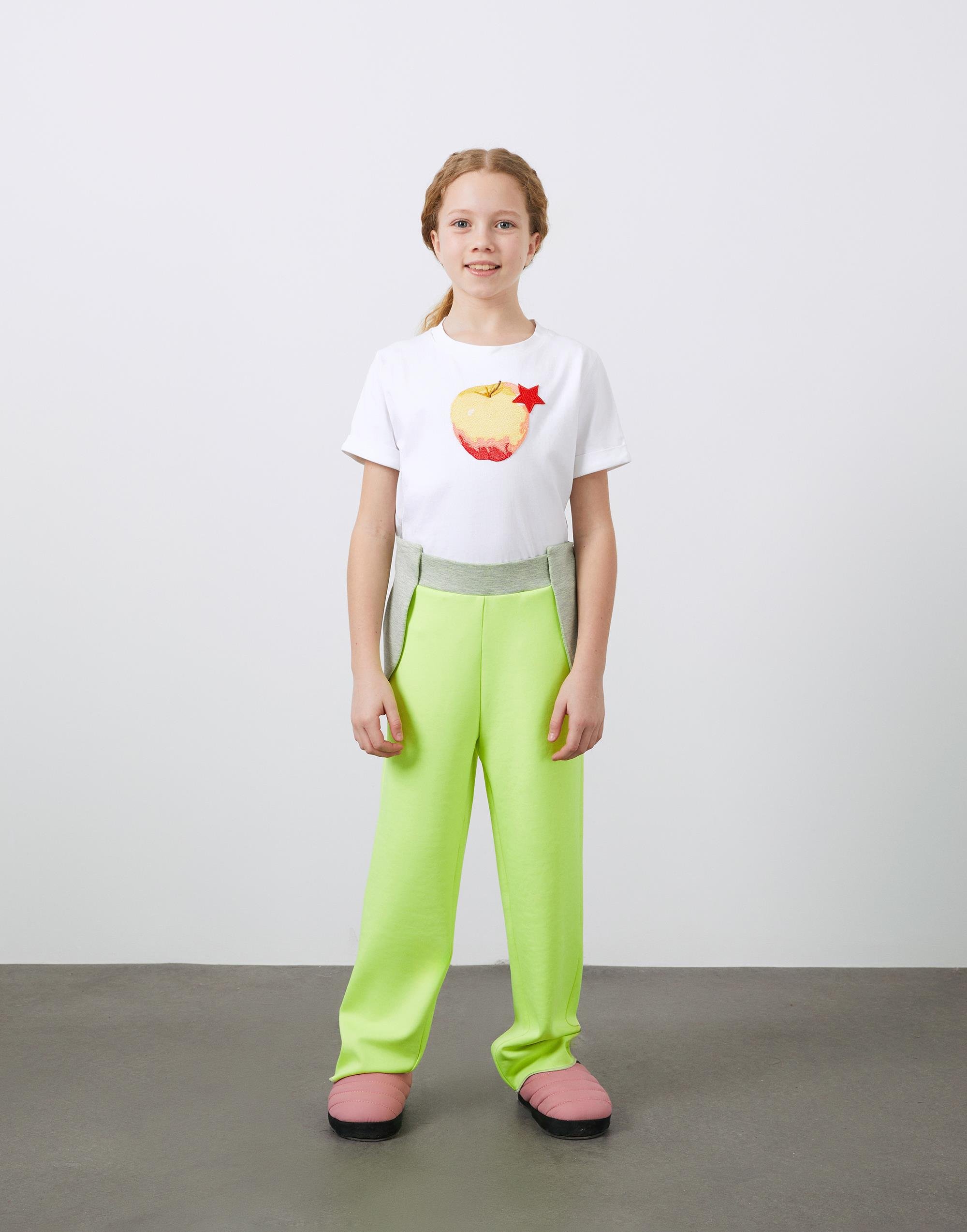 Beli Lastikli Sarı Kız Çocuk Jogger Pantolon - junior, designer dresses, bachelorette, party dresses and graduation dresses.